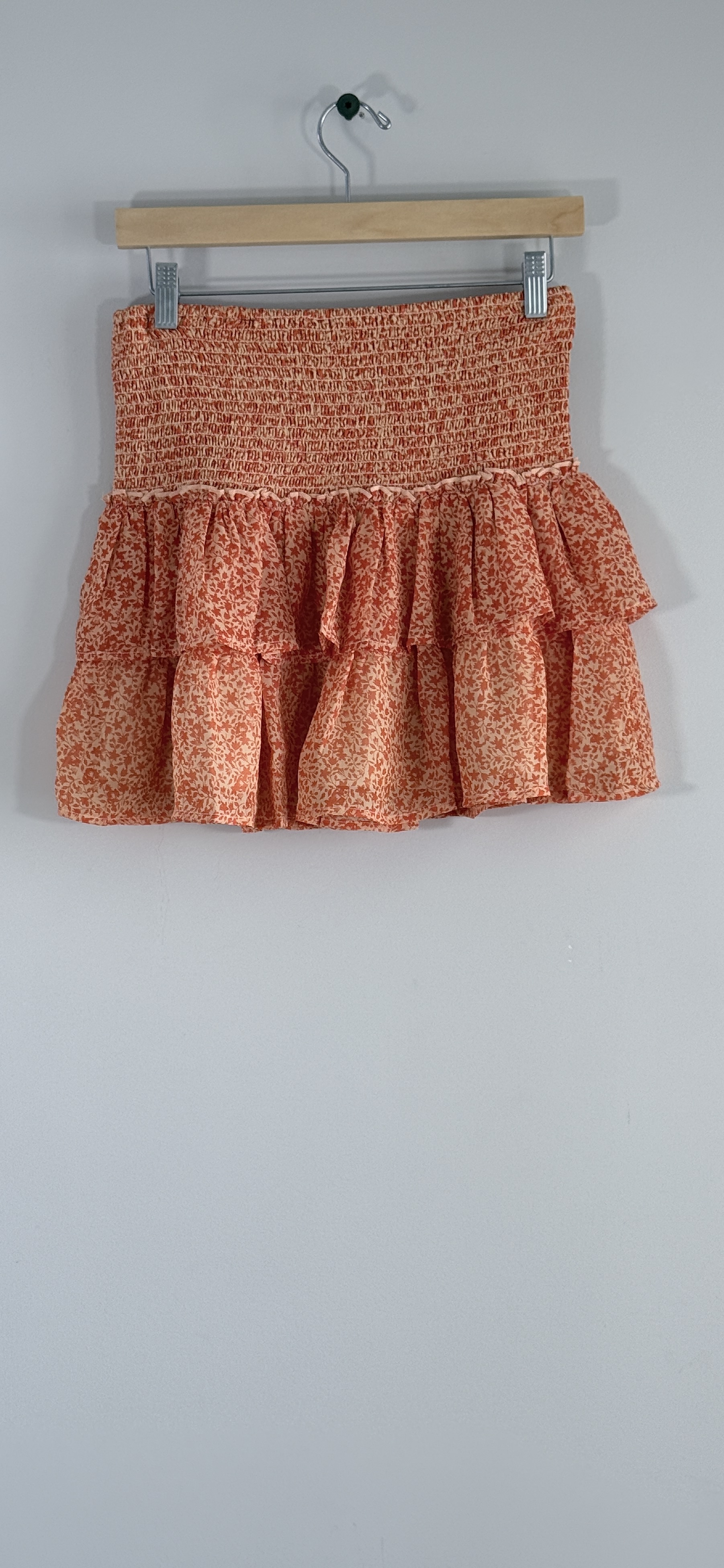 Sky to Moon Tiered Ruffled Mini Skirt thumbnail 3