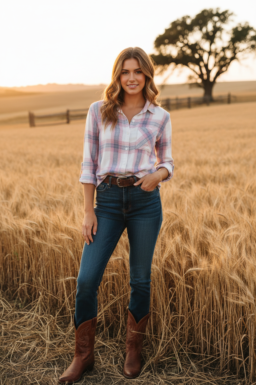 Altar'd State Plaid Shirt - Image 1