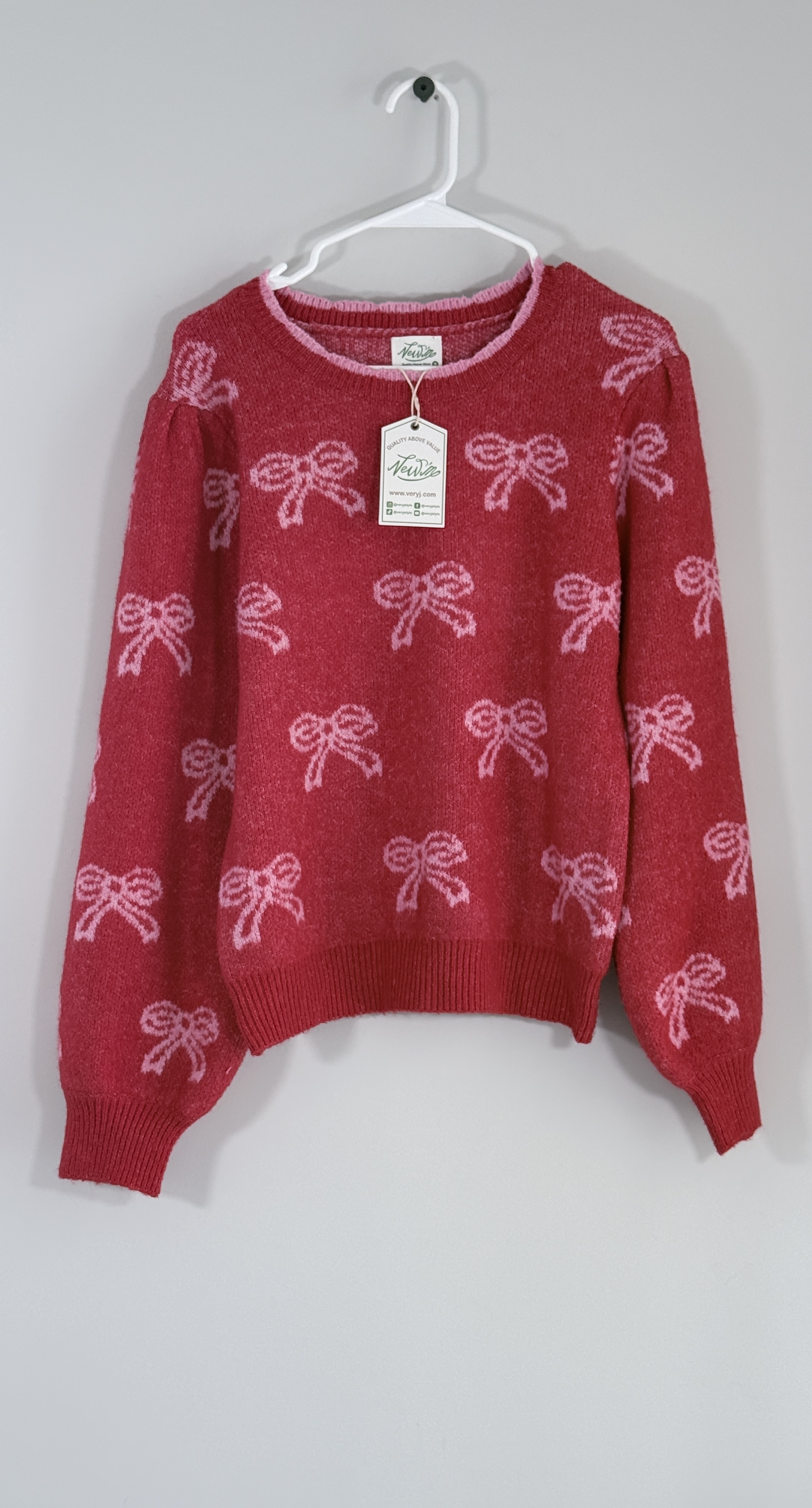 Love You So Red Bows Sweater thumbnail 2