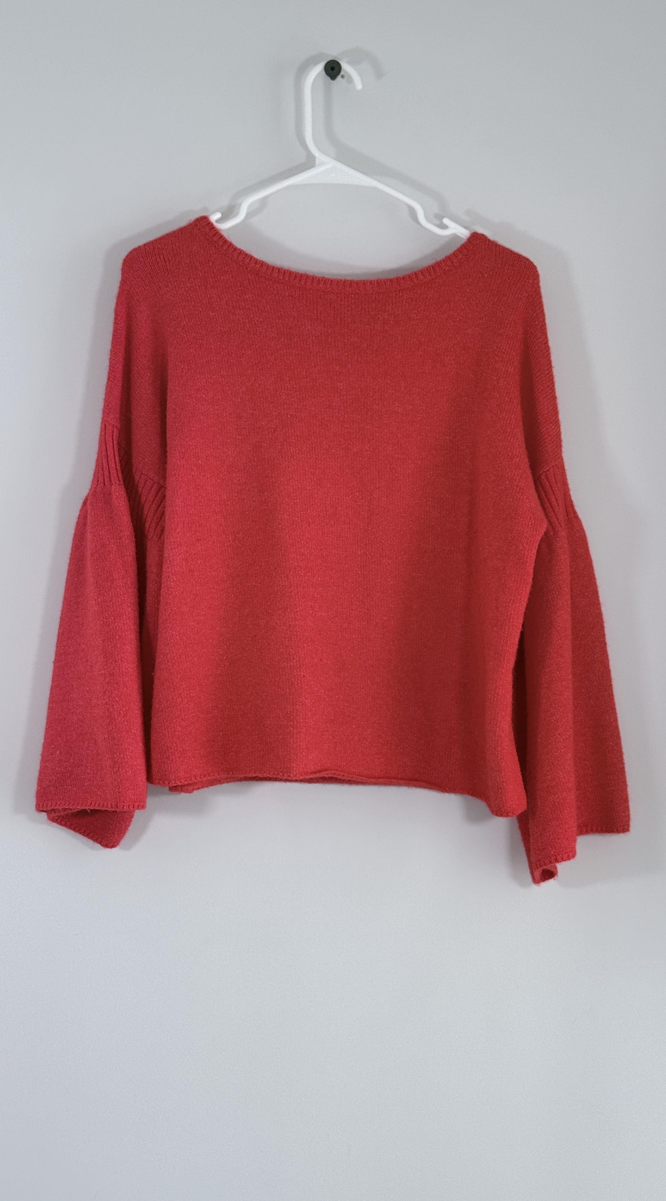 Lou & Grey Red Bell Sleeve Knit Sweater thumbnail 2