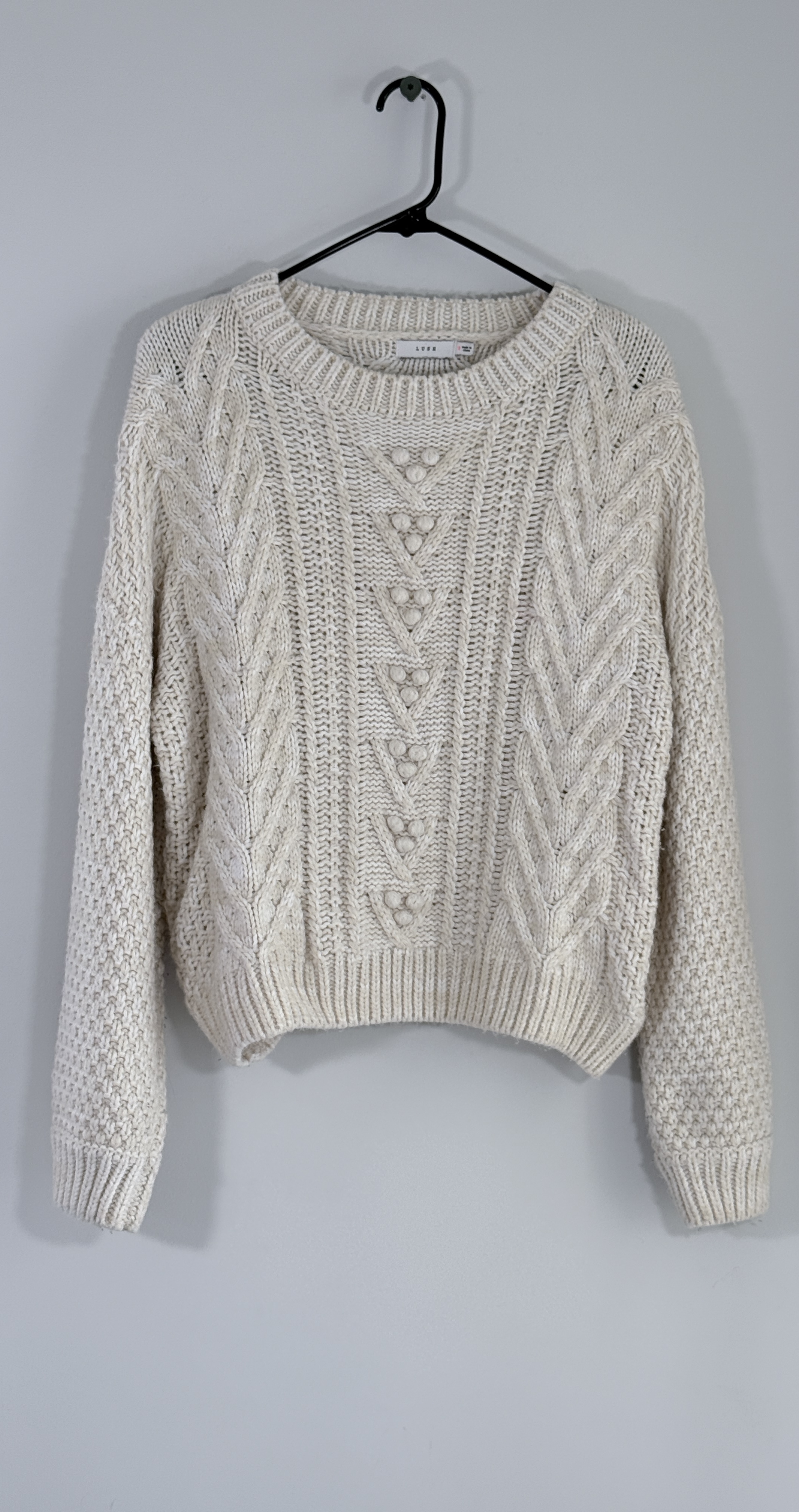 Lush Cable Knit Sweater thumbnail 2
