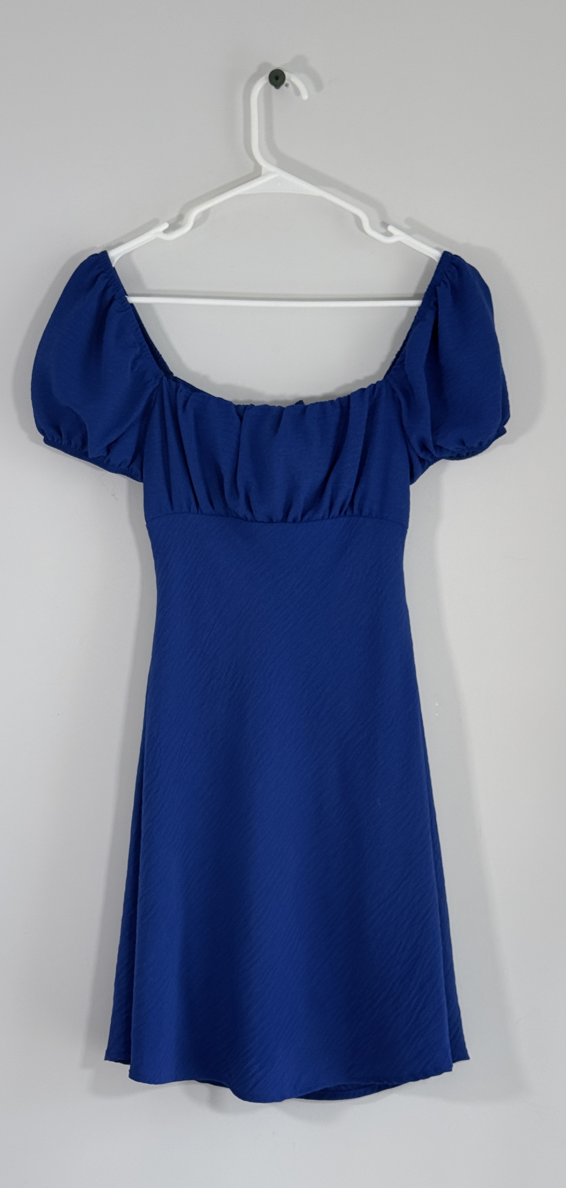 Altar'd State Puff Sleeve Crossover Mini Dress thumbnail 3