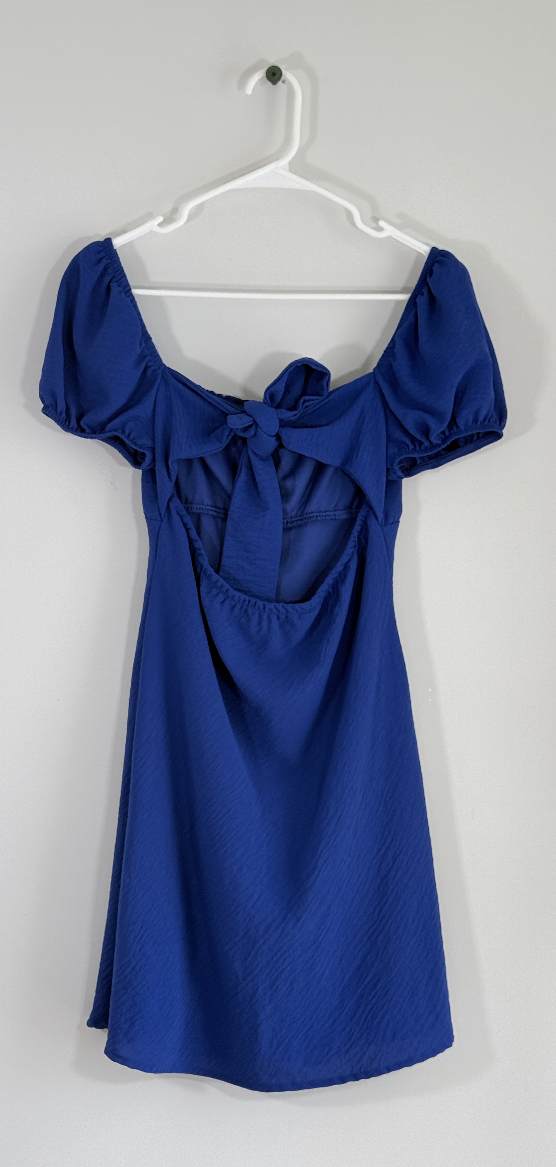 Altar'd State Puff Sleeve Crossover Mini Dress thumbnail 4