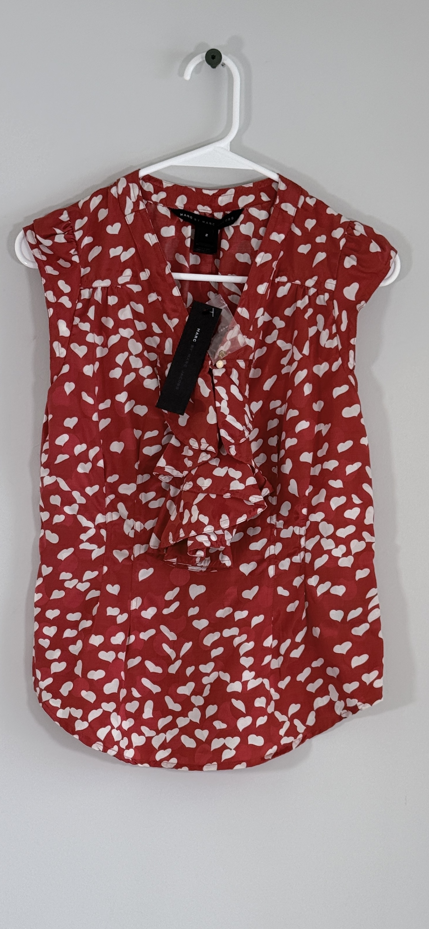 Marc by Marc Jacobs - Flock of Hearts Blouse thumbnail 2