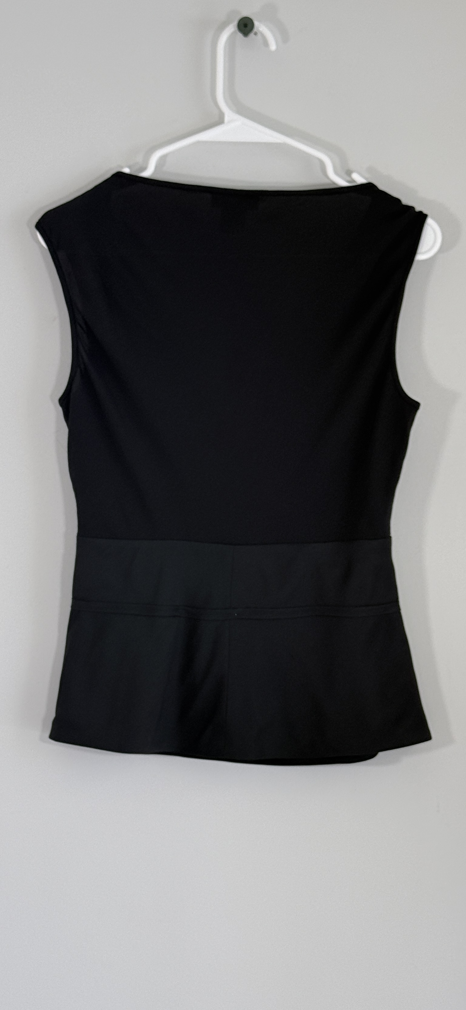 The Limited Sleeveless Black Wrap-Style Top thumbnail 3