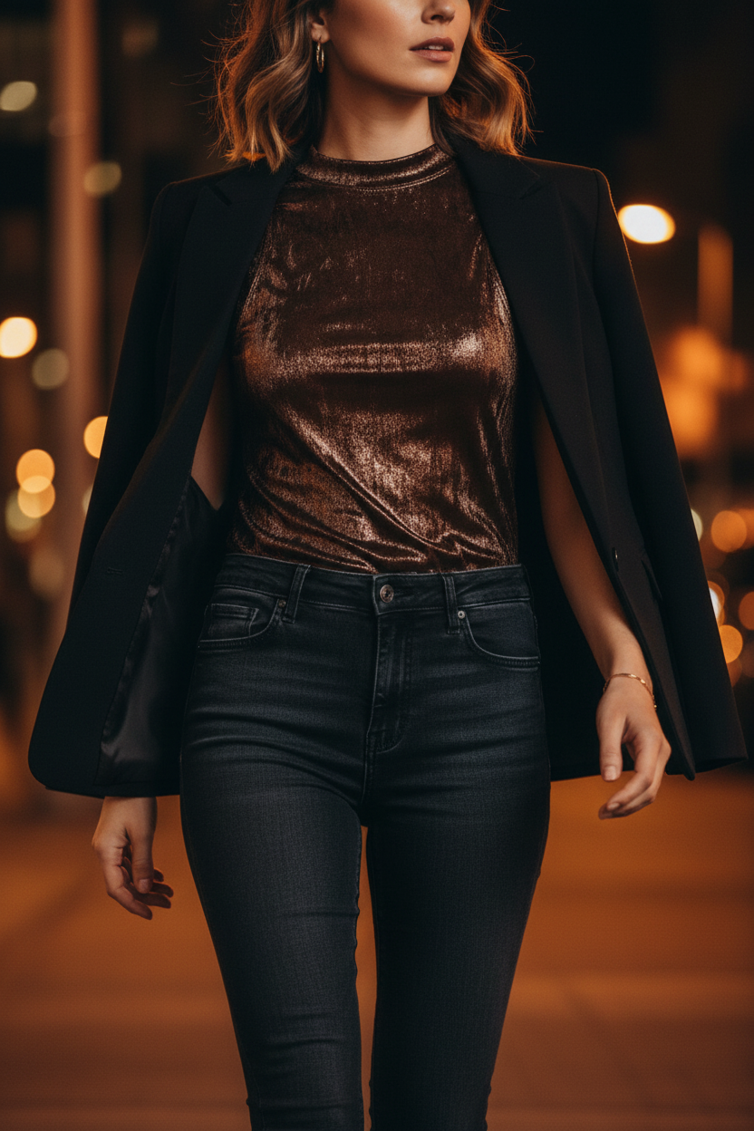Elan Olivia Glitter Tank - Image 1
