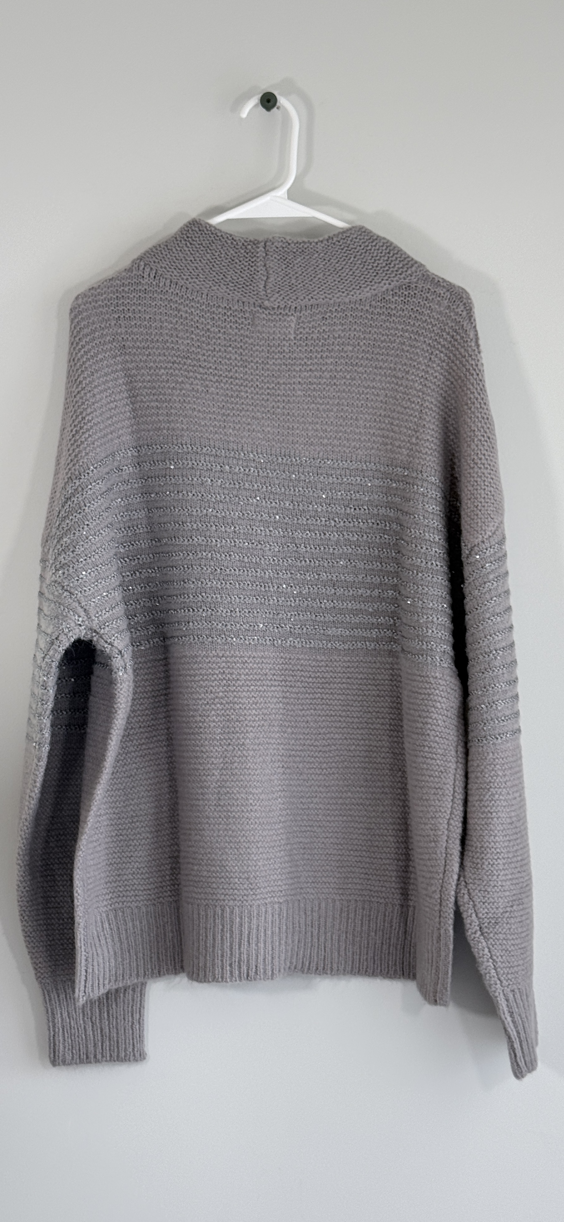 Elan Twilight Gray Sweater Top. thumbnail 3