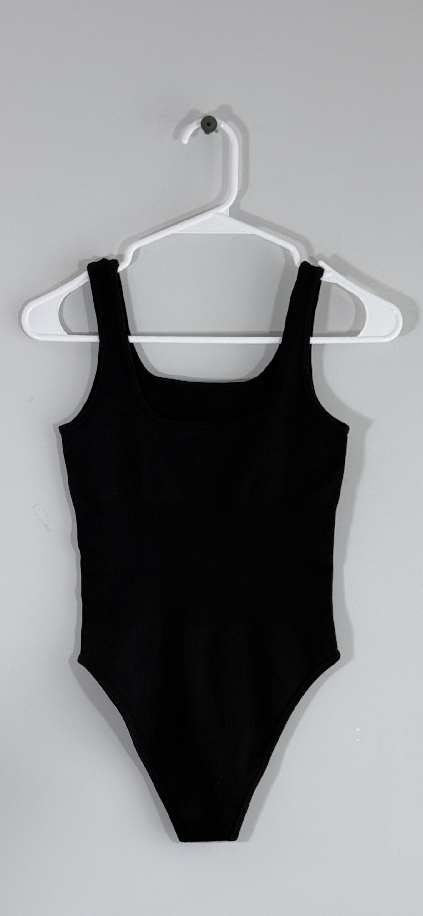 OQQ Women's Square Neck Ribbed Bodysuit thumbnail 3