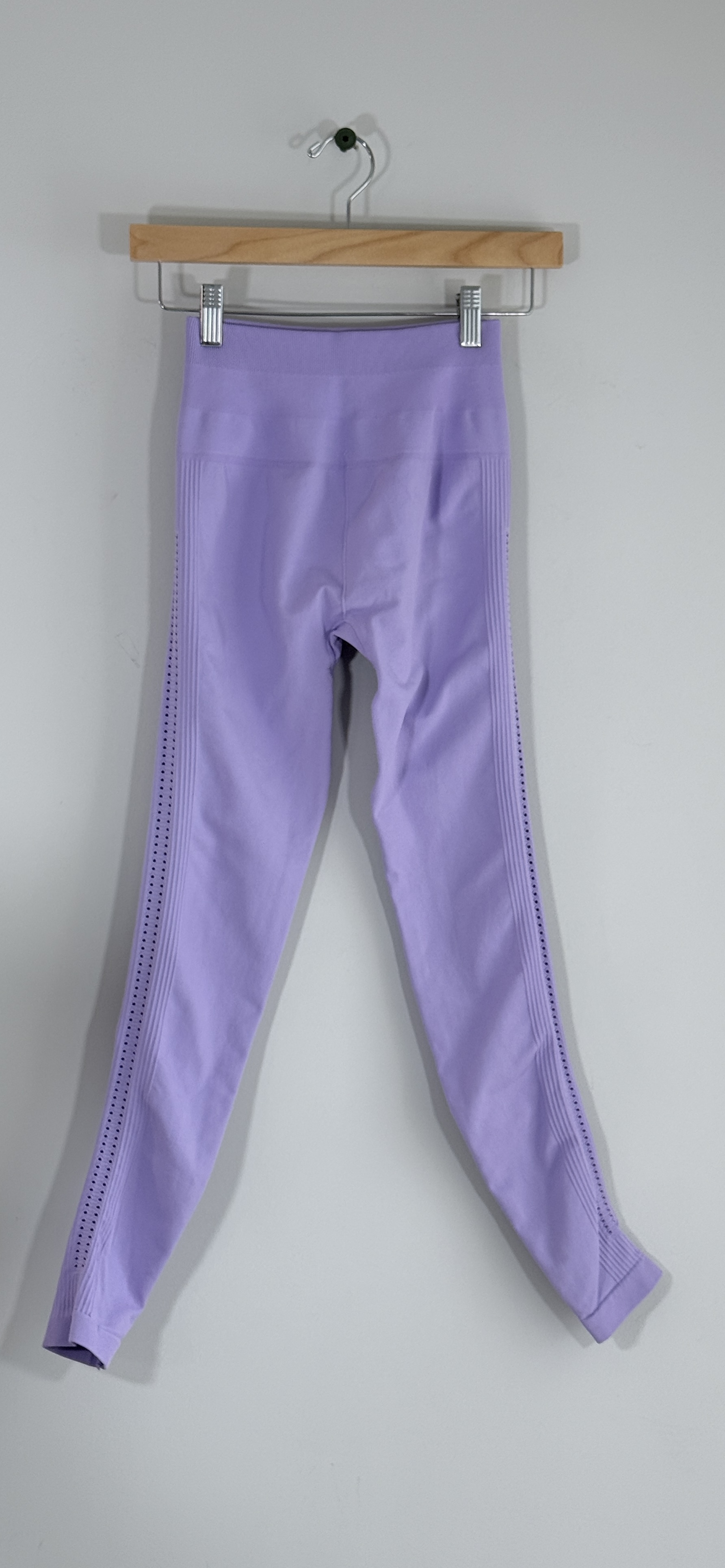 NUX Seamless High-Waist Lavender Leggings thumbnail 2