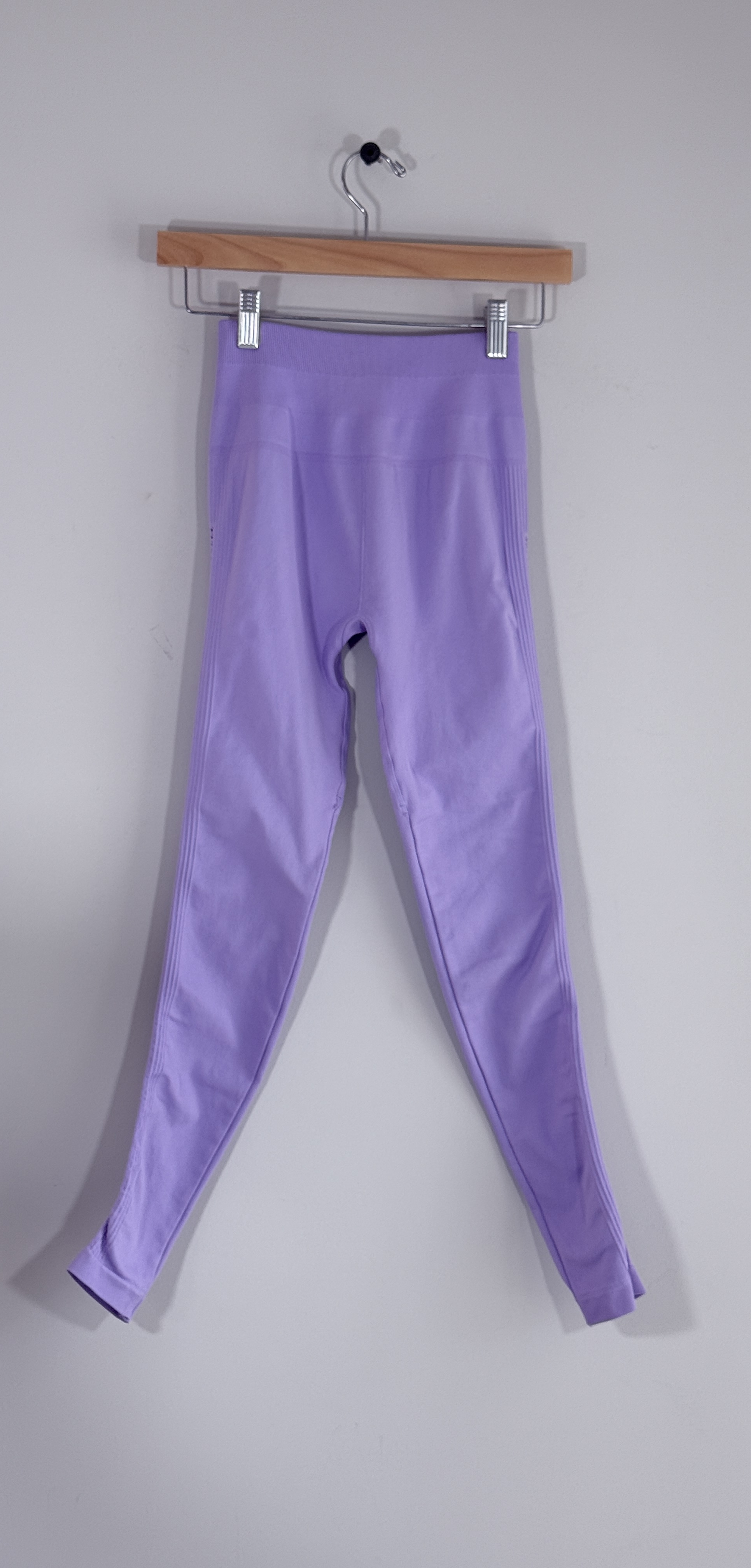 NUX Seamless High-Waist Lavender Leggings thumbnail 3