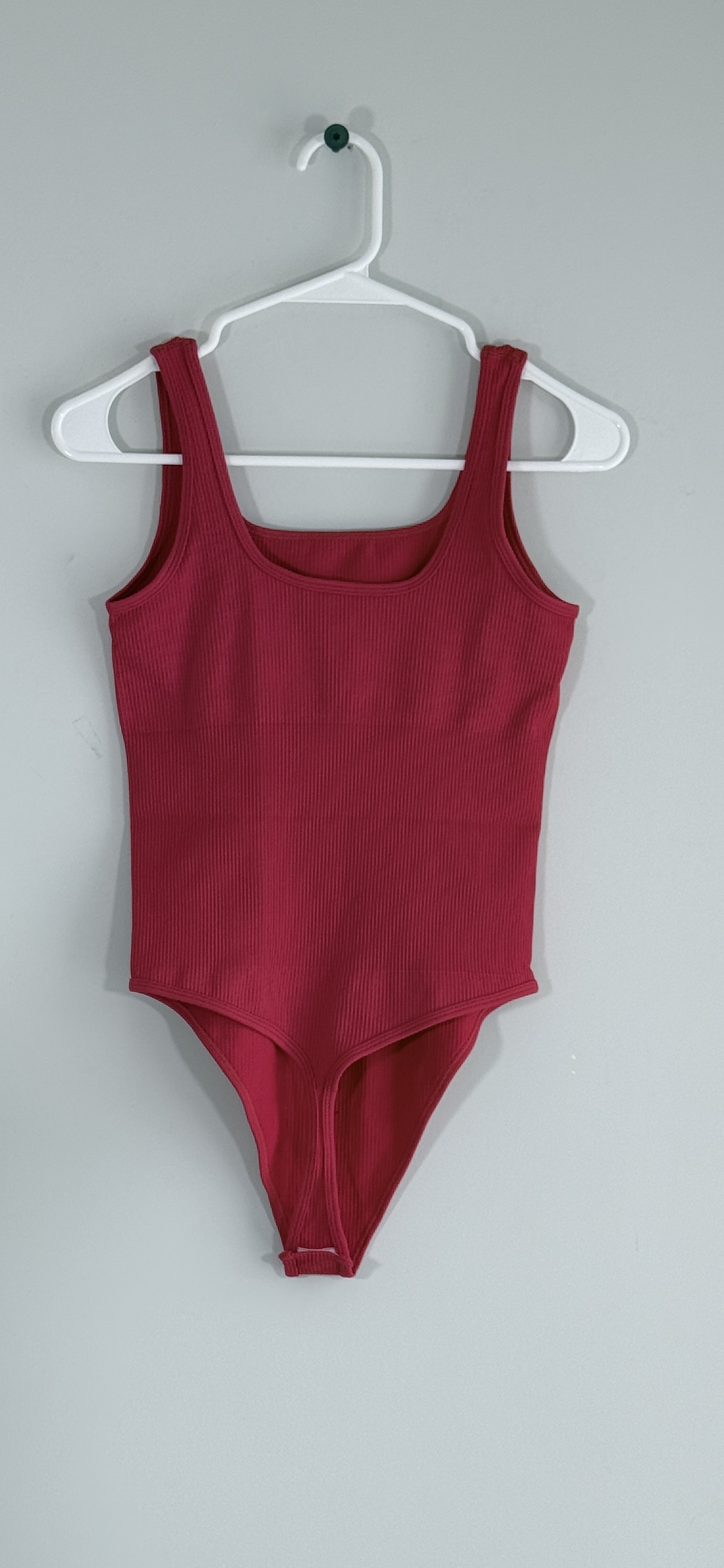 OQQ Ribbed Square-Neck Bodysuit thumbnail 3
