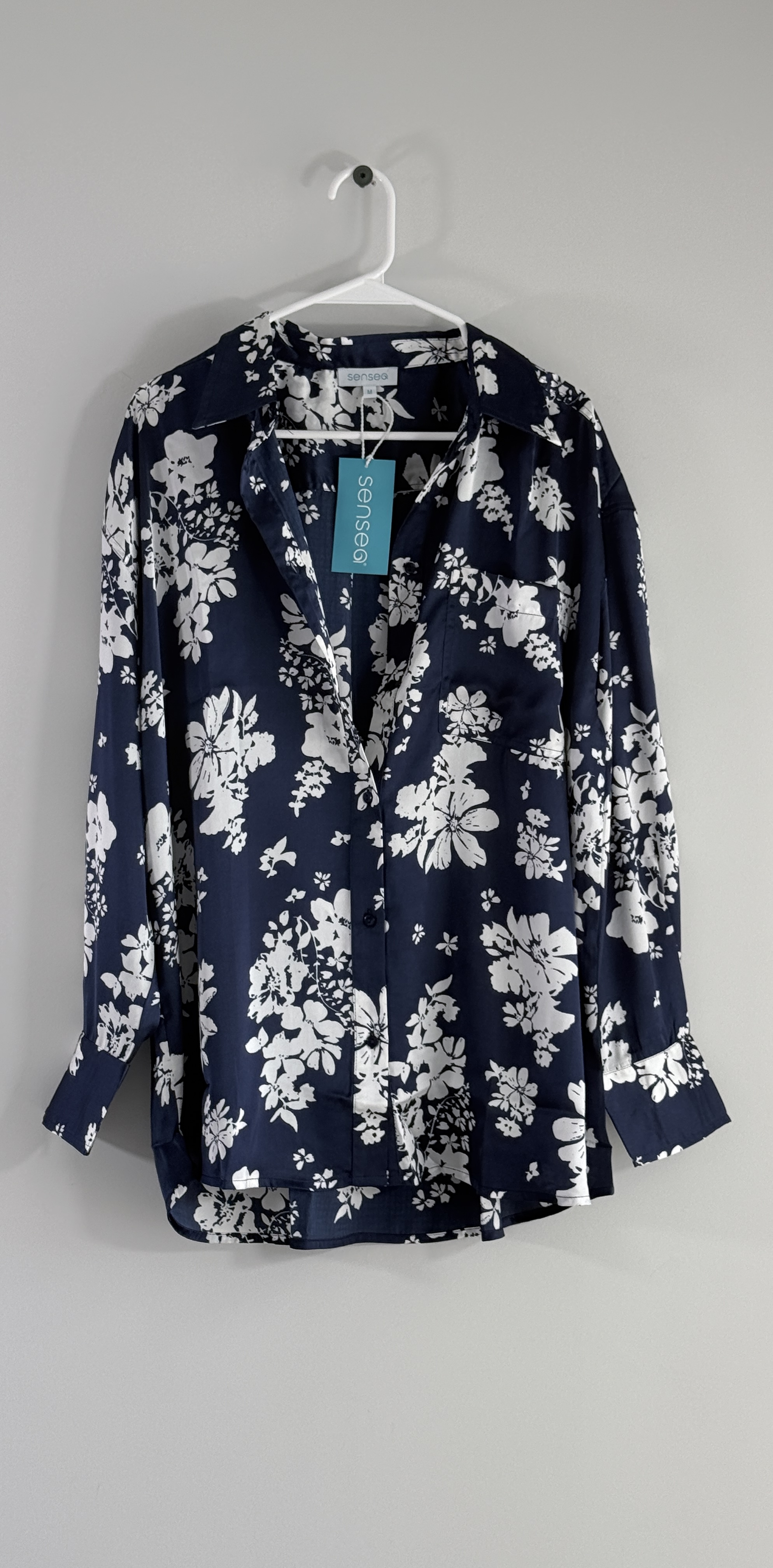 Sensea by Elan Patterned Cover-Up Top Oversized thumbnail 2