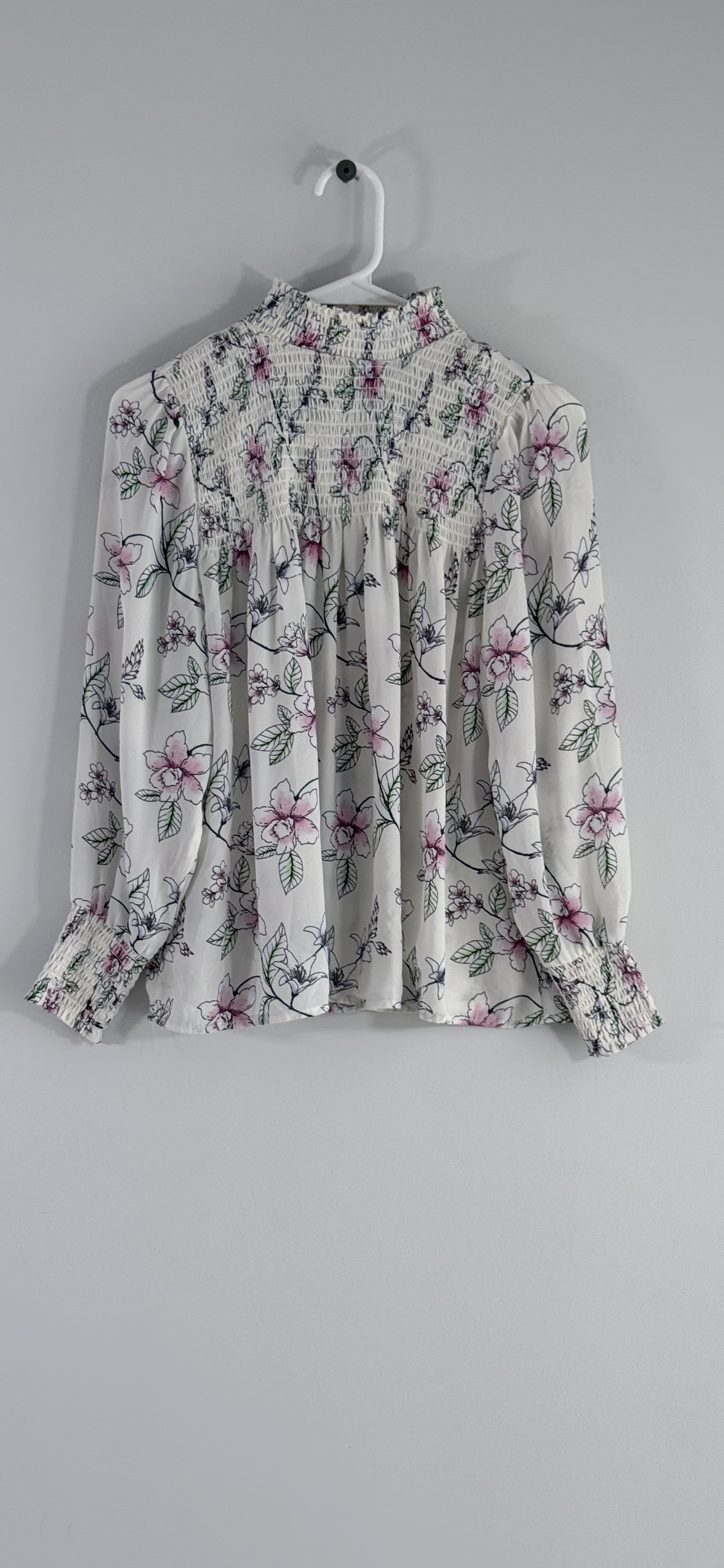 Cure Smocked Floral Blouse thumbnail 2