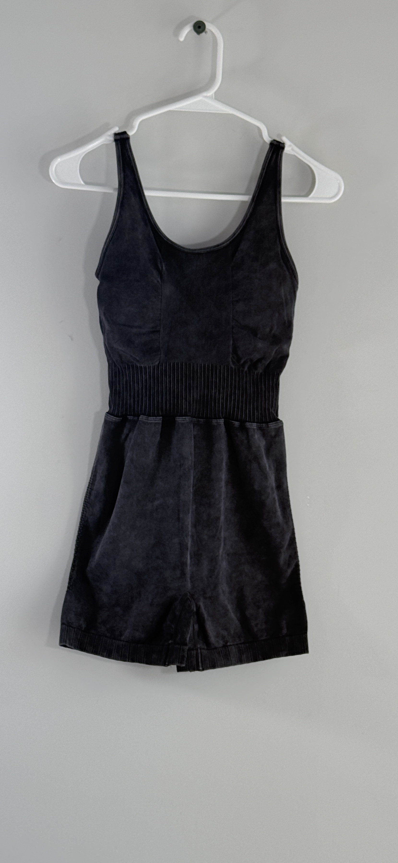 Zenana Washed Sports Romper thumbnail 2