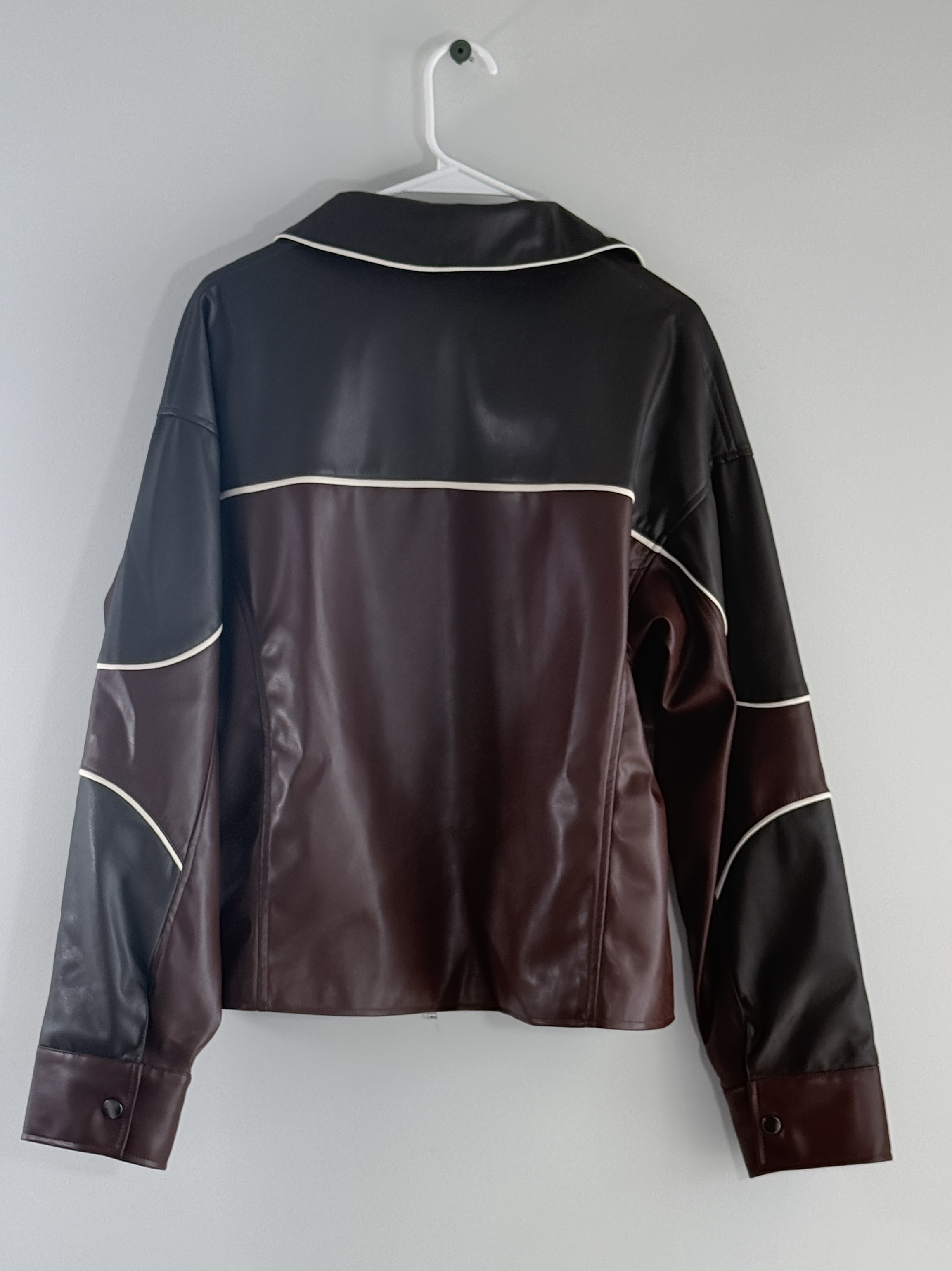 Elan Faux Leather Oakley Bomber thumbnail 3