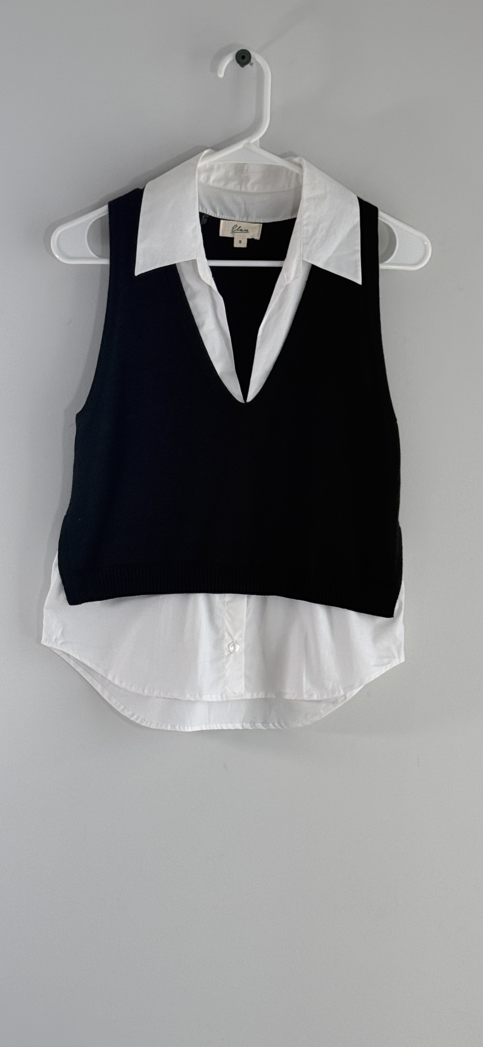 Elan Layered-Look Sweater Vest thumbnail 2