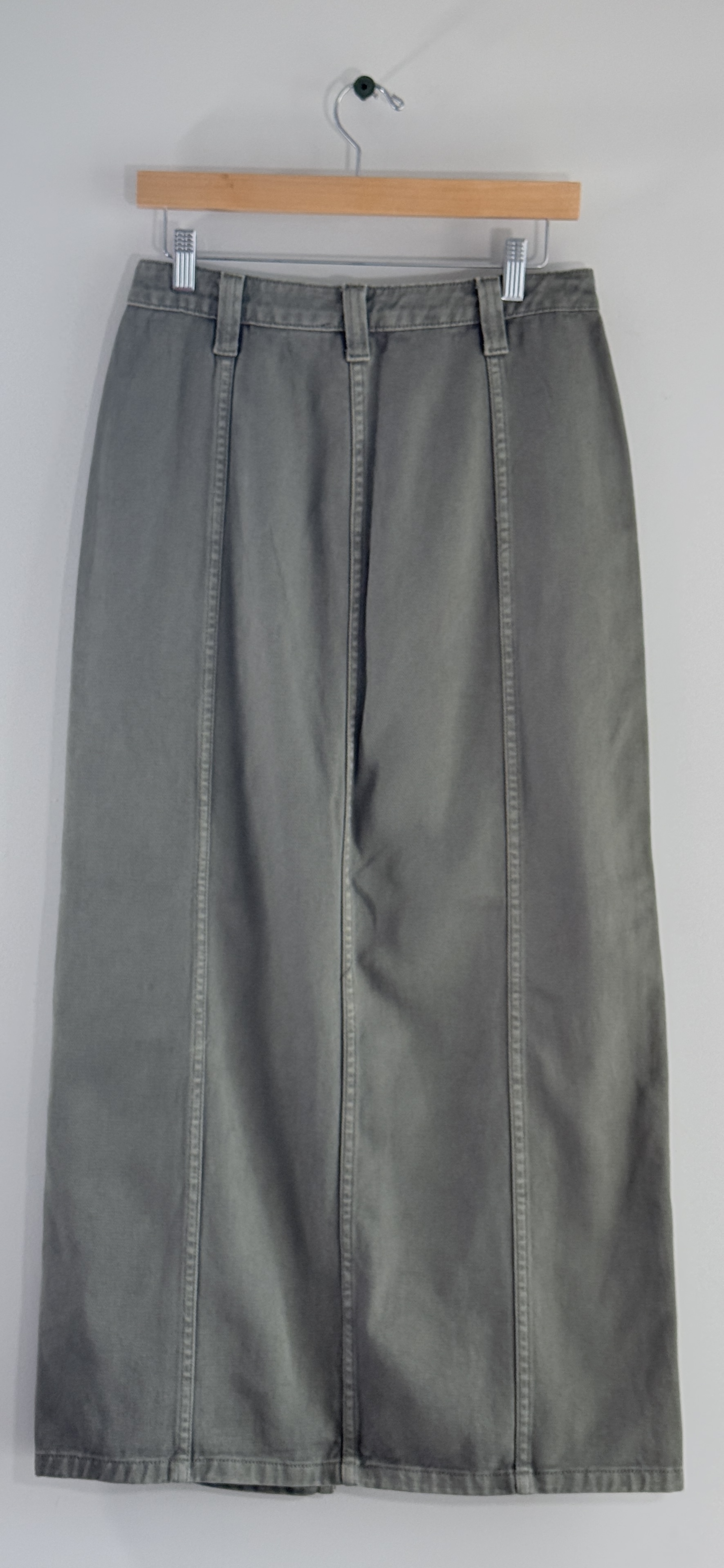 Blu Pepper Women's Front Slit Denim Skirt thumbnail 3