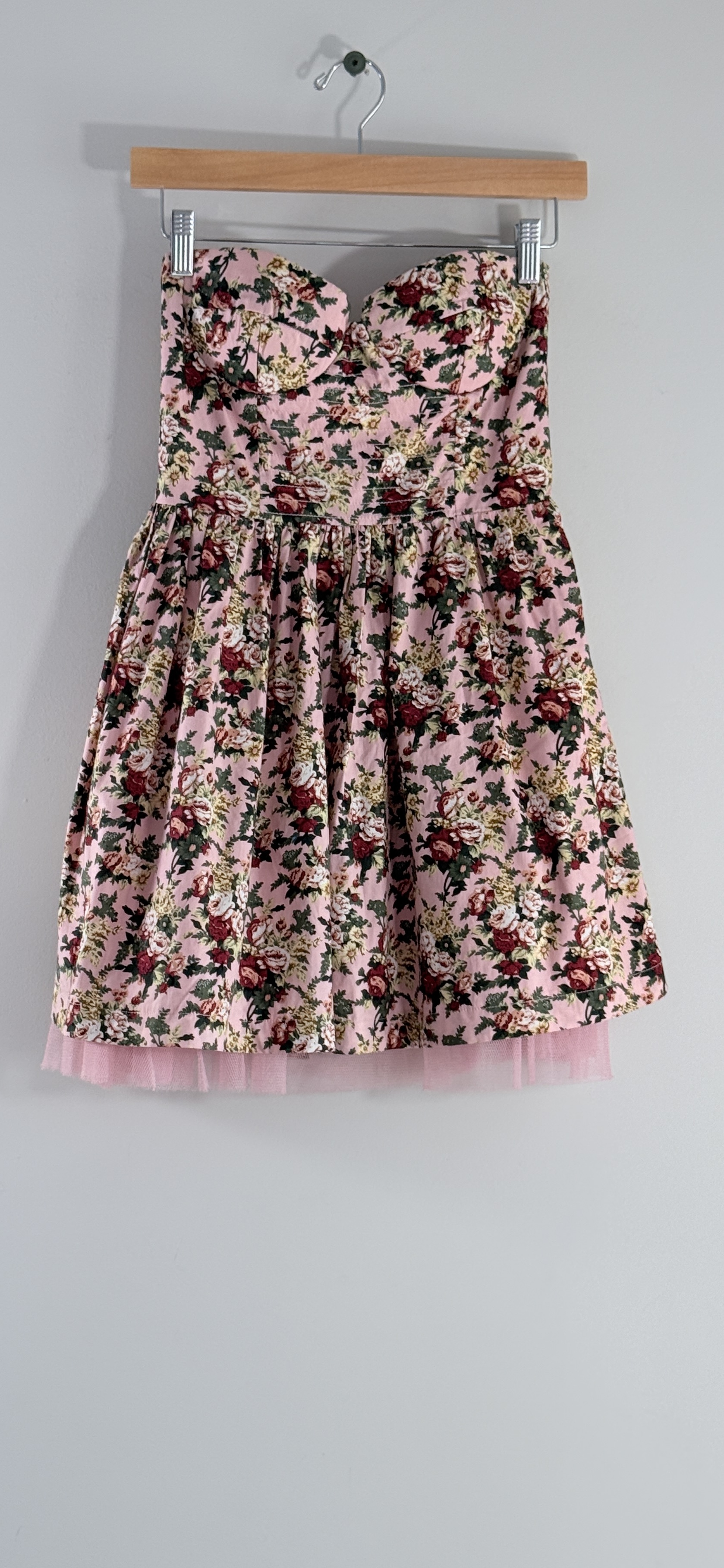 Sans Souci Floral Strapless Corset Mini Dress thumbnail 3