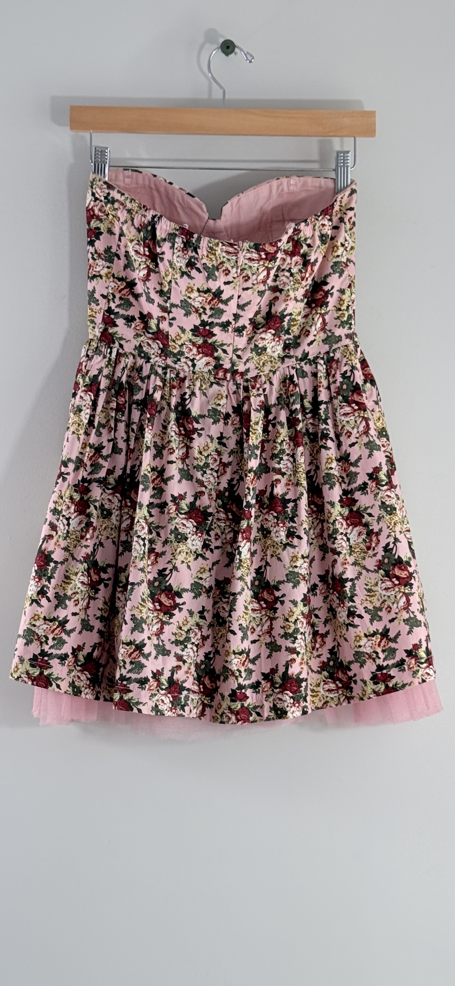 Sans Souci Floral Strapless Corset Mini Dress thumbnail 4