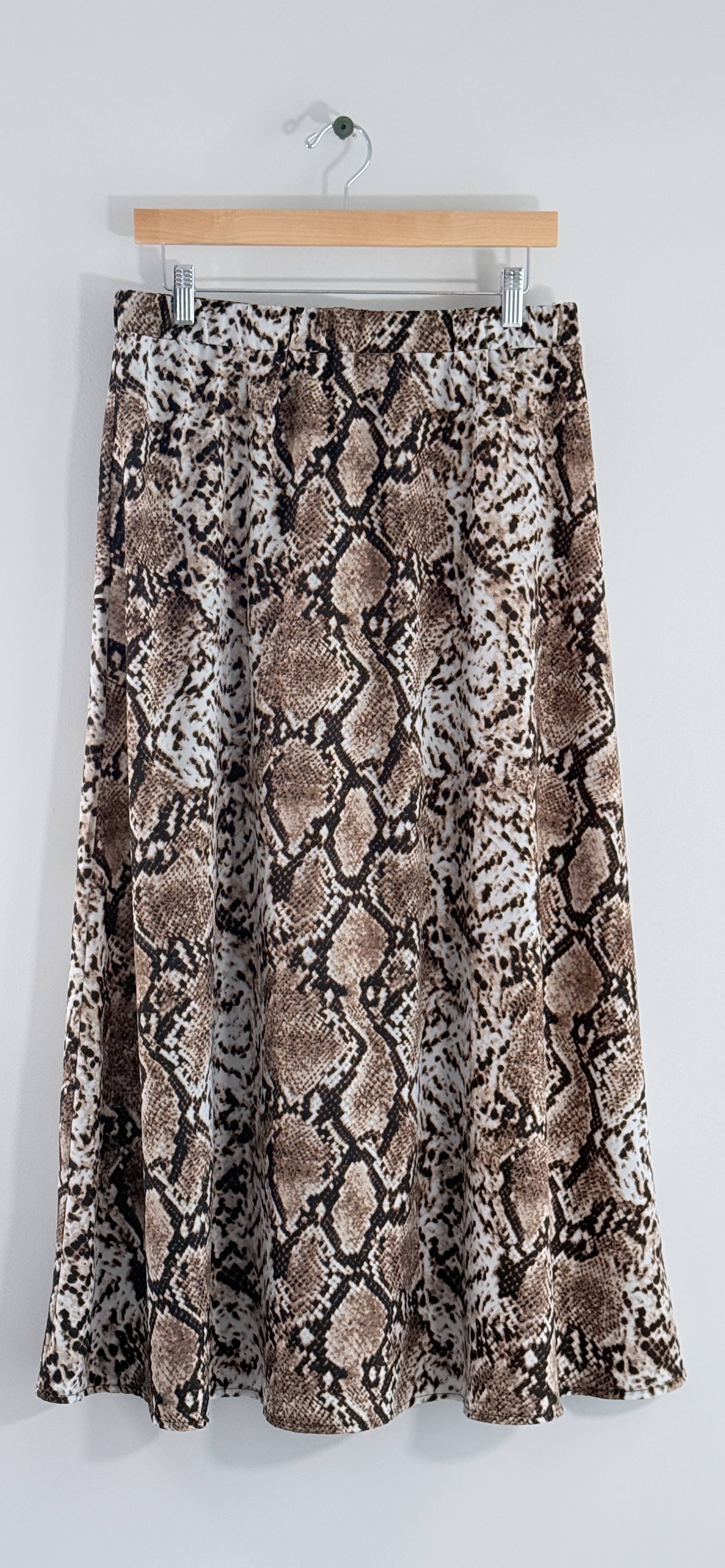 Snake Print Midi Skirt thumbnail 3