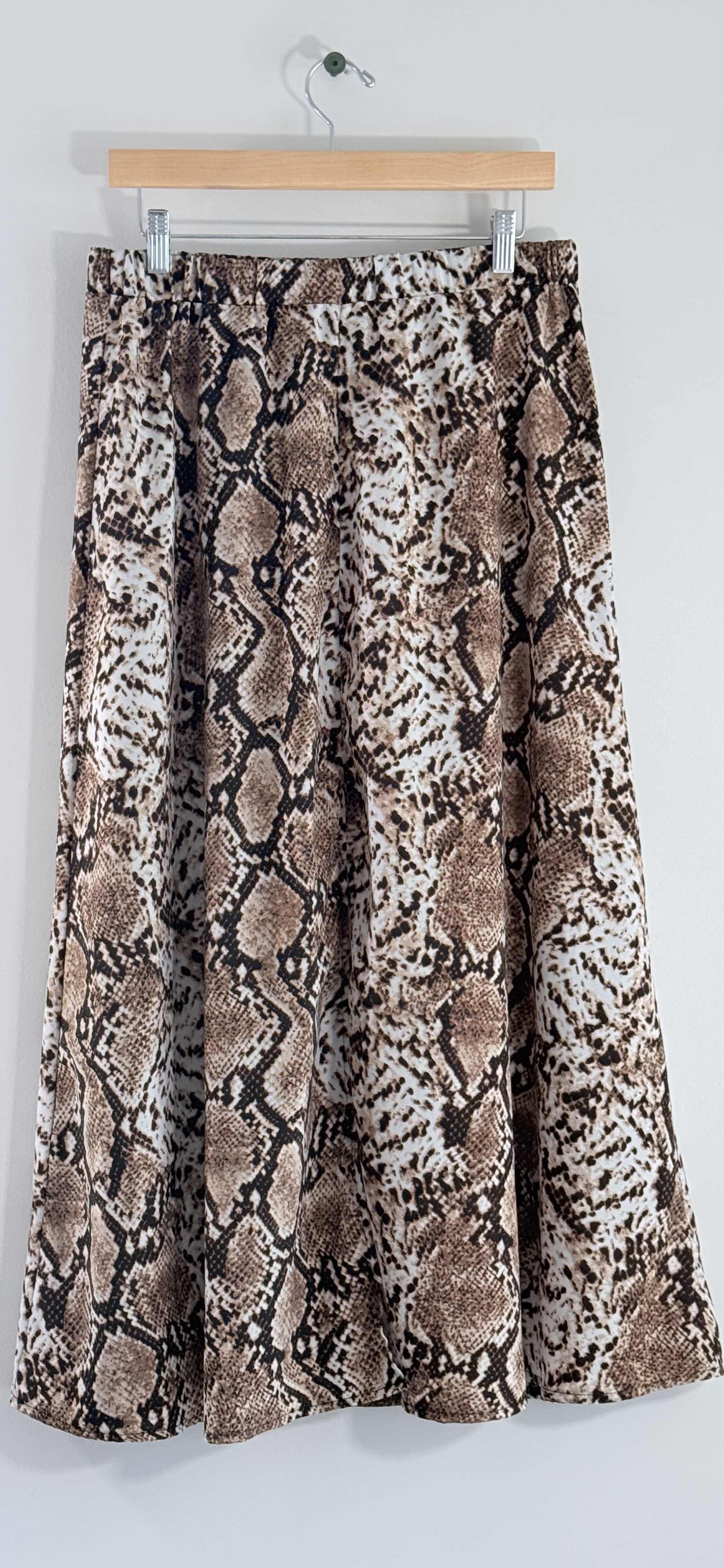 Snake Print Midi Skirt thumbnail 4