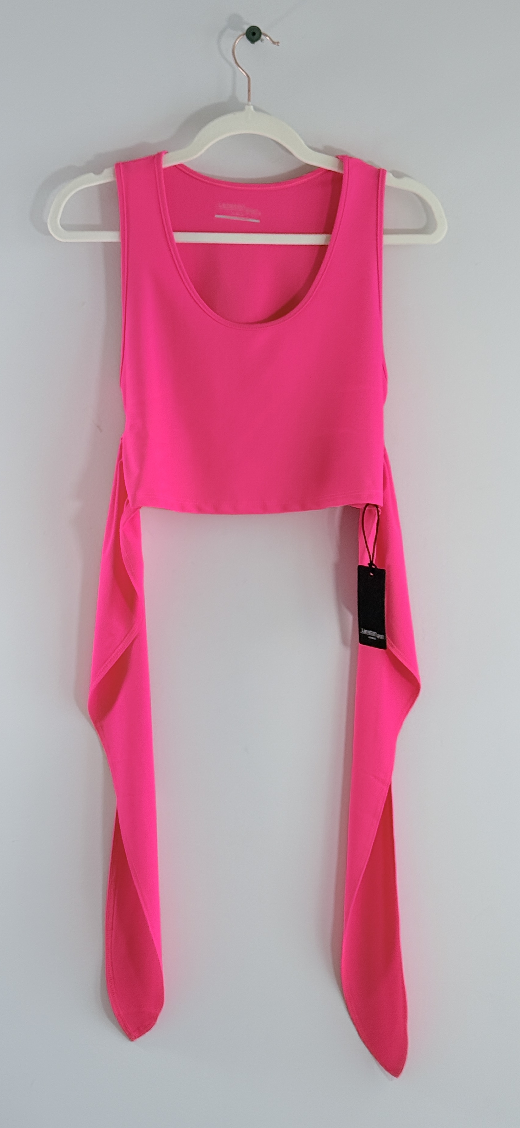 Lanston Sport Axel Cropped Wrap Tank Top thumbnail 2