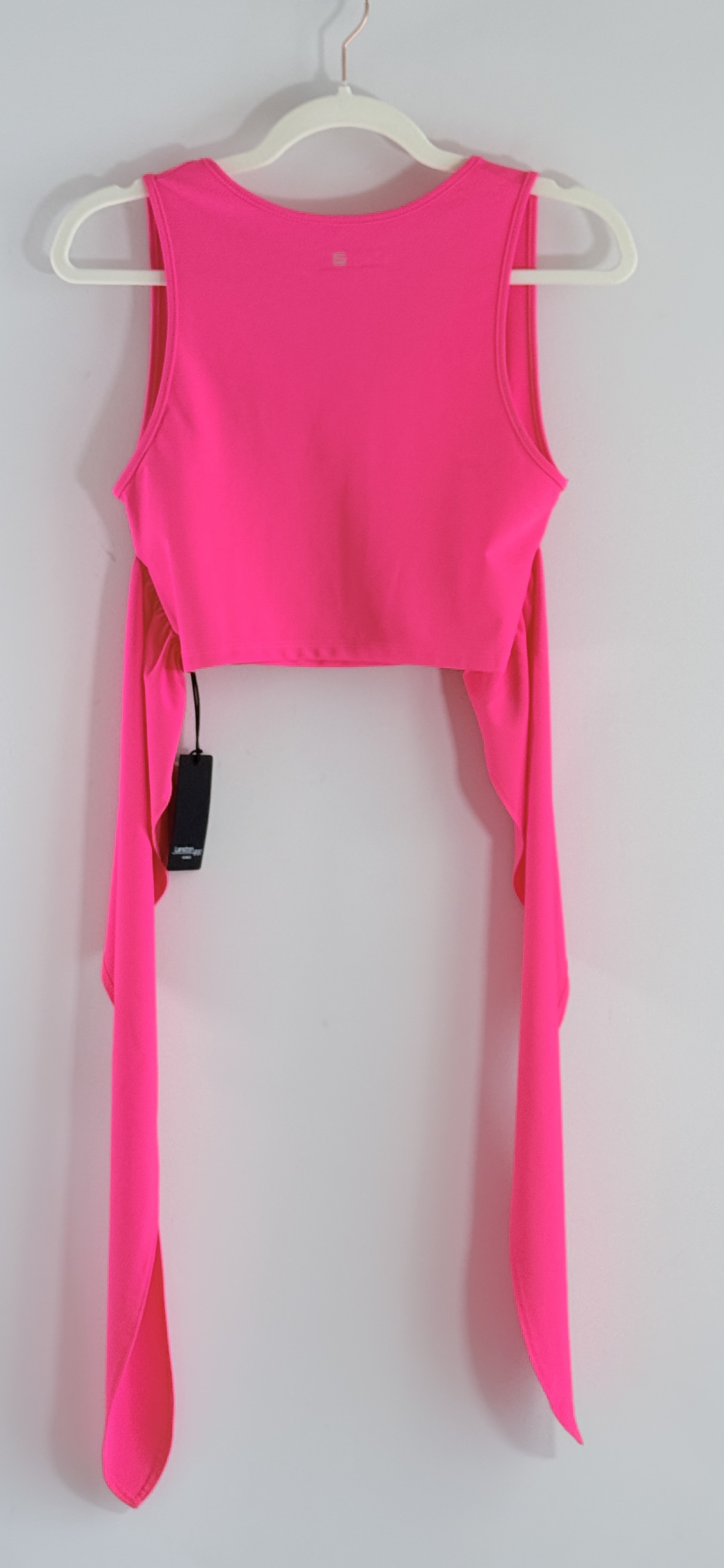 Lanston Sport Axel Cropped Wrap Tank Top thumbnail 3