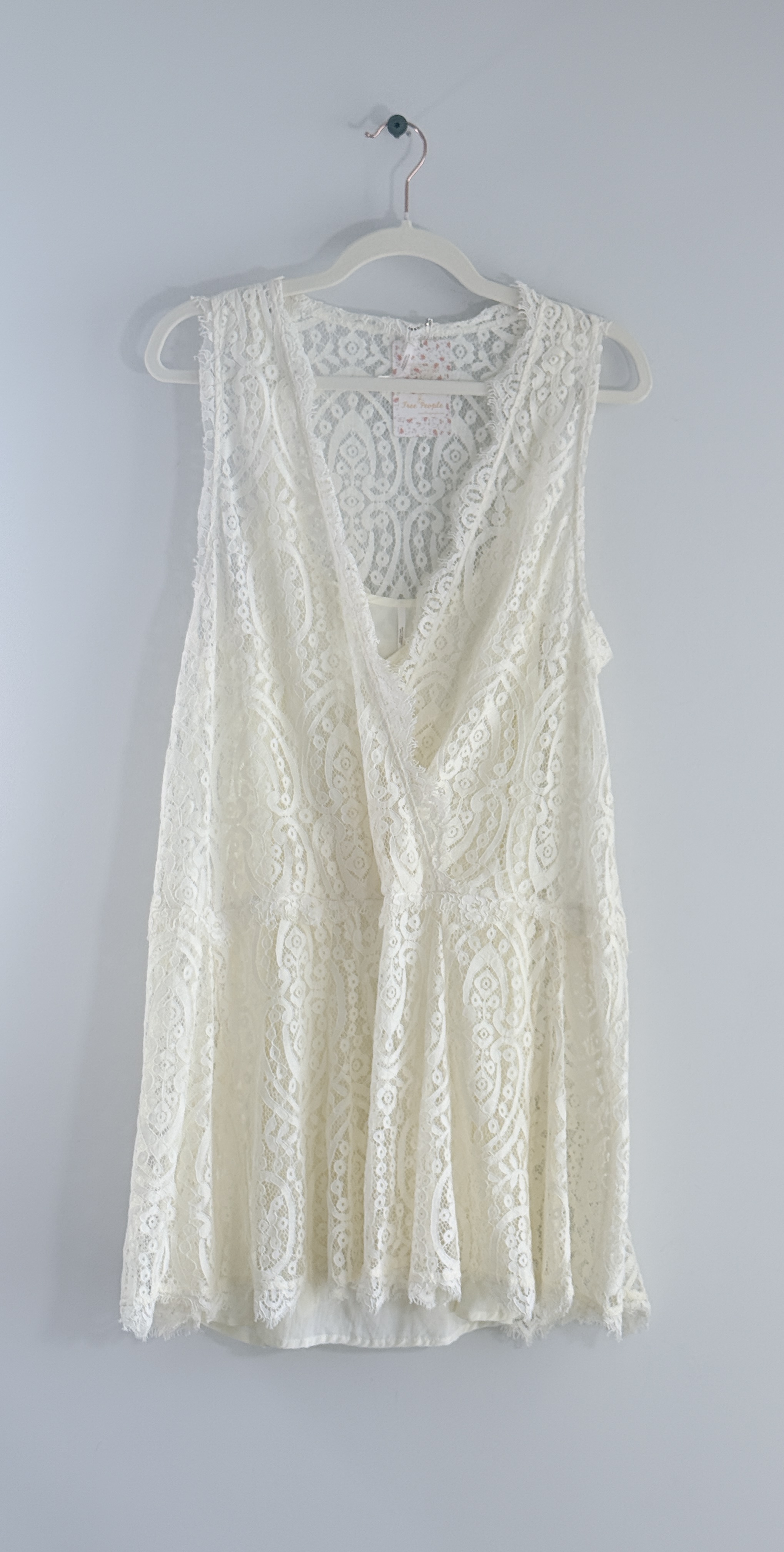 Free People "Heart in Two" Lace Mini Dress thumbnail 2