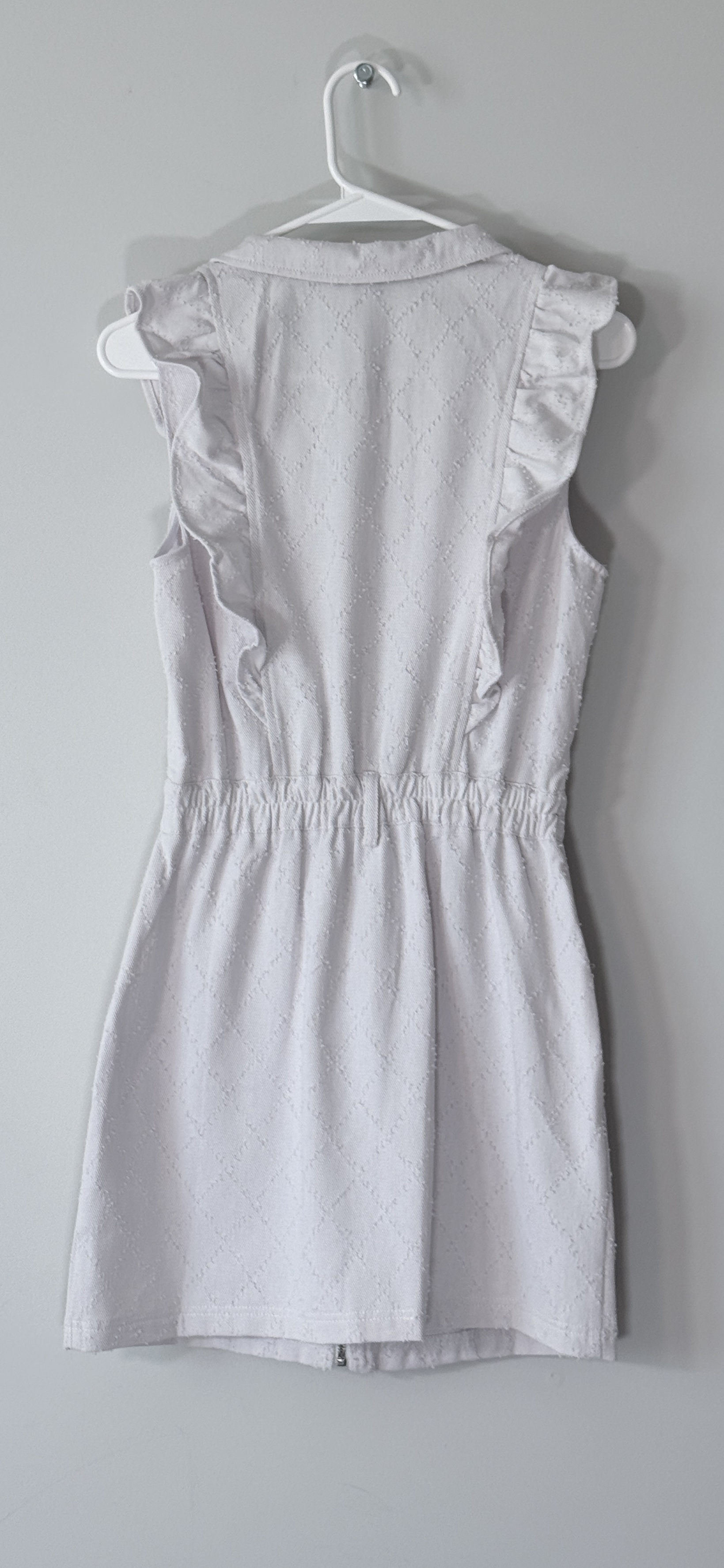 Strut & Bolt Ribbed Half-Zip Collar Textured Denim Dress thumbnail 3