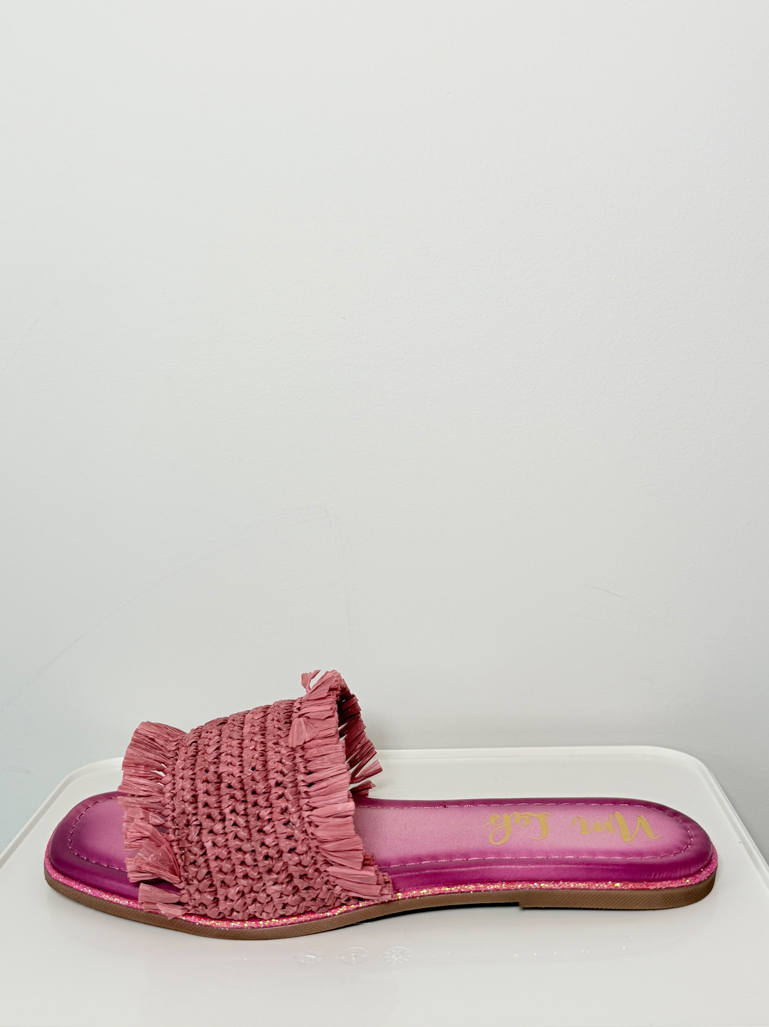 Naughty Monkey Juana Woven Sandals in Pink thumbnail 4