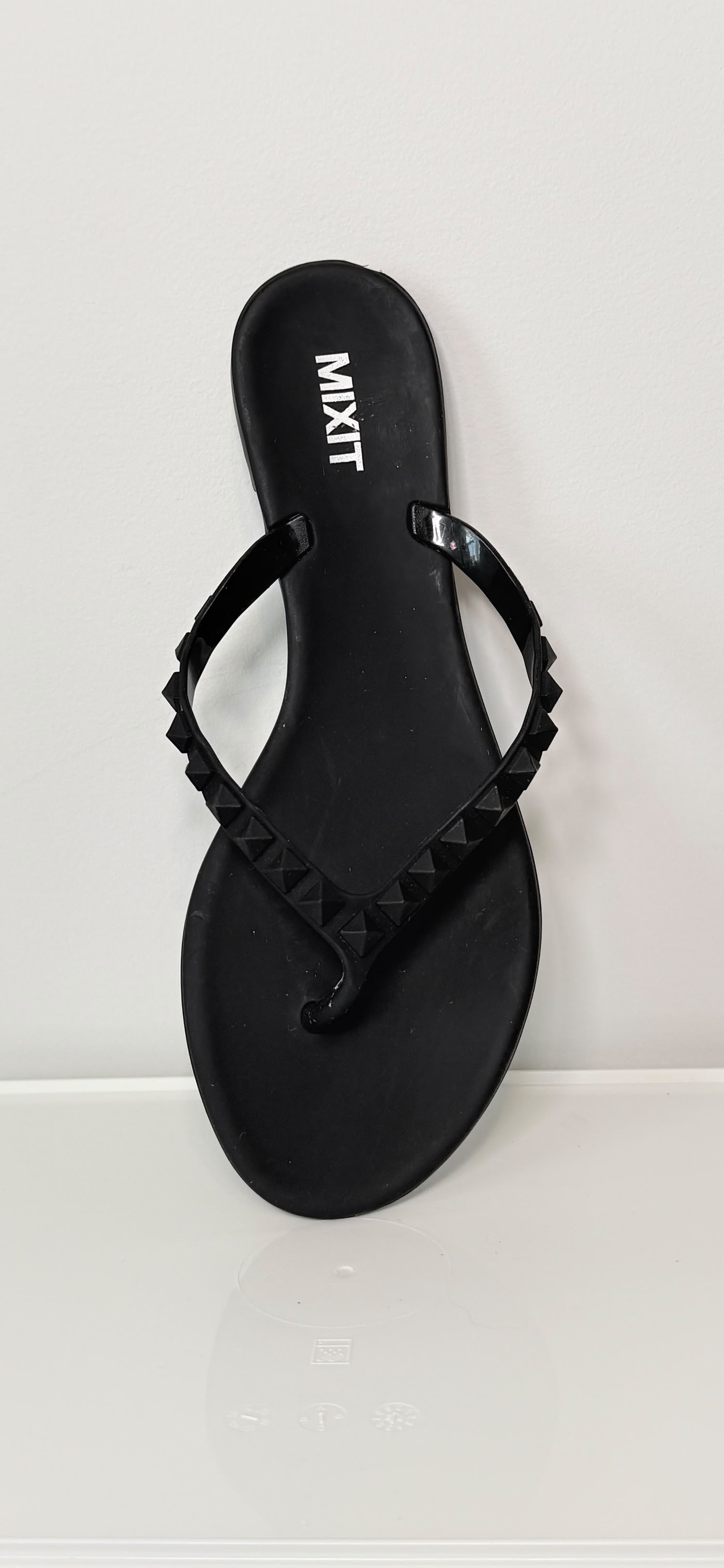 Mixit Women's Paradise Studded Jelly Flip Flop Sandal thumbnail 2