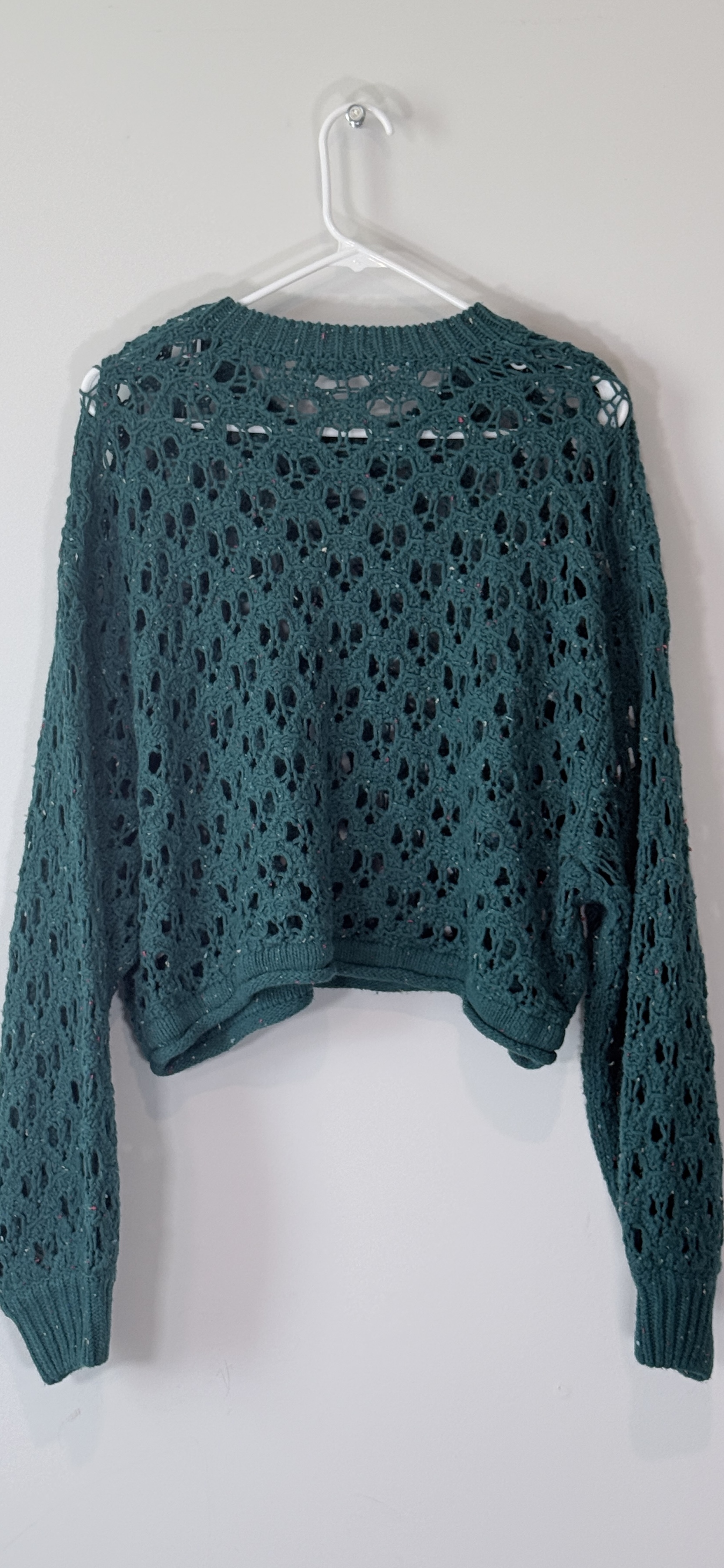 Zenana Hayley Pullover Open Knit Sweater Top thumbnail 3