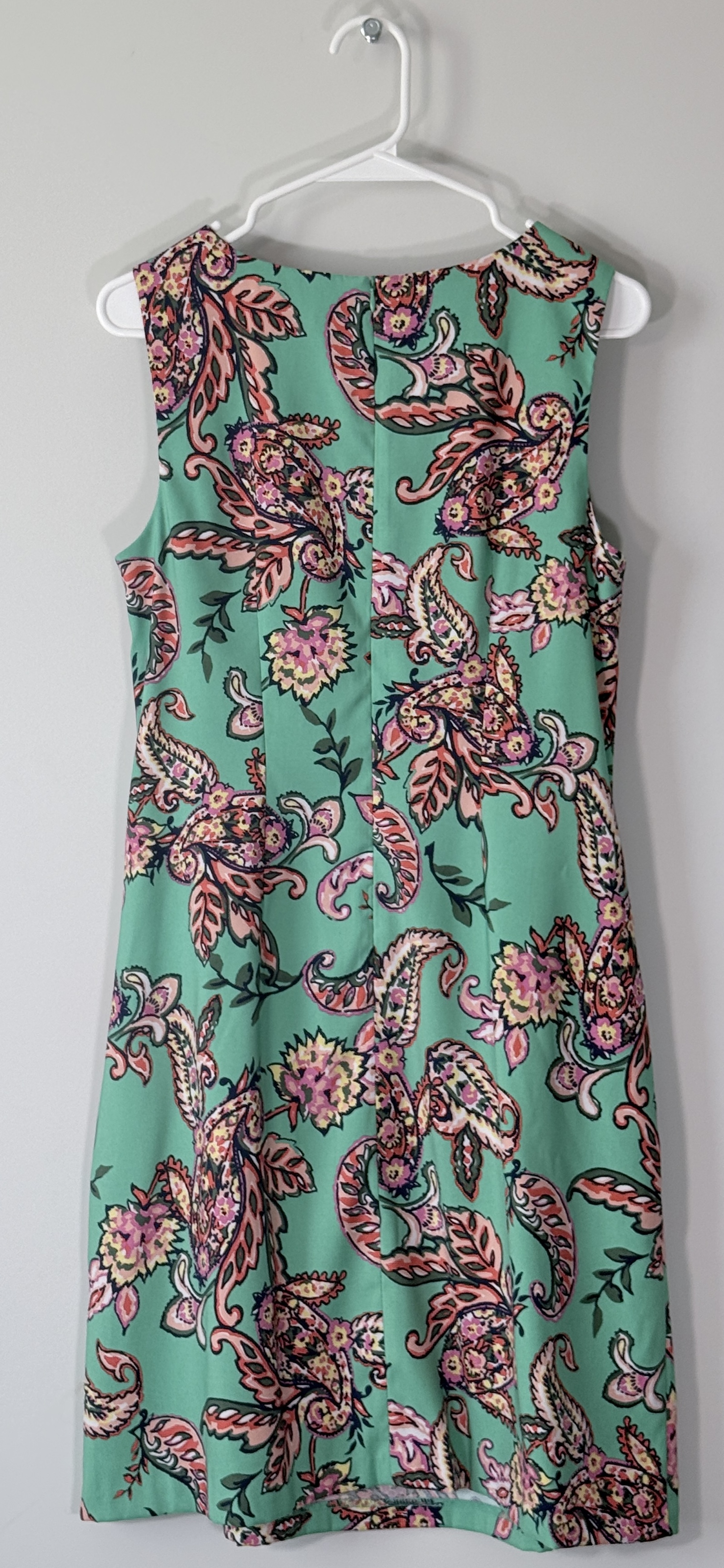 Roz & Ali Green Paisley Sleeveless Shift Dress thumbnail 3