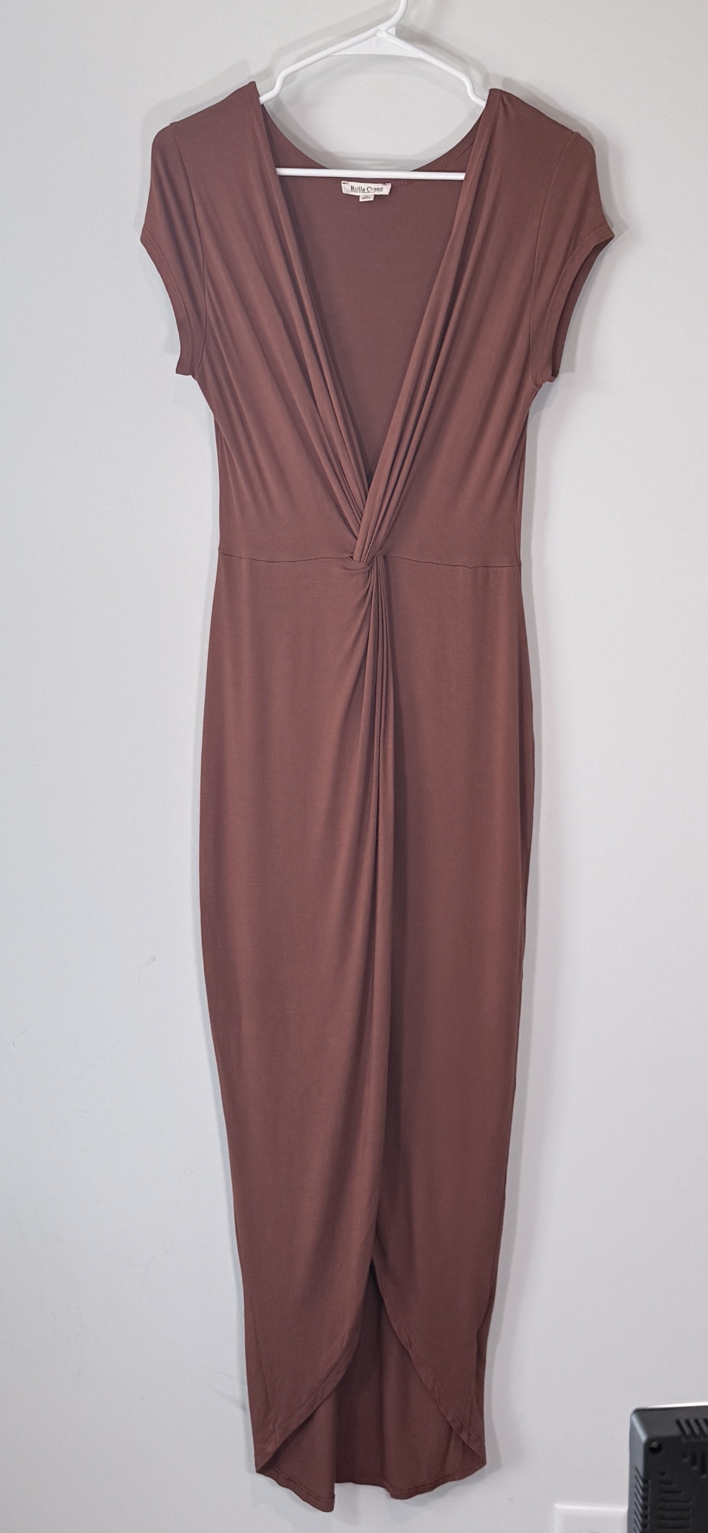 Rolla Coster Deep V-Neck Twist-Front Maxi Dress thumbnail 2