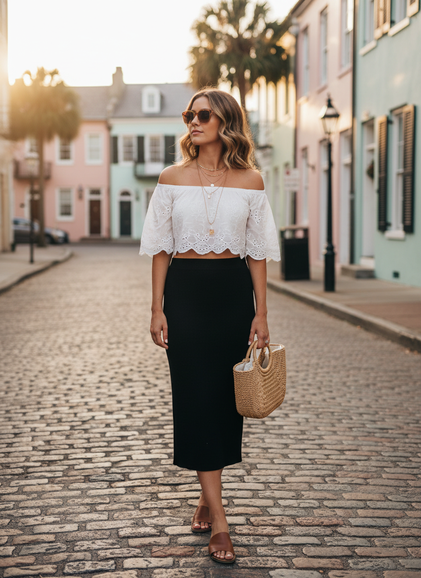 Cotton Citizen The Melbourne Midi Skirt - Image 1