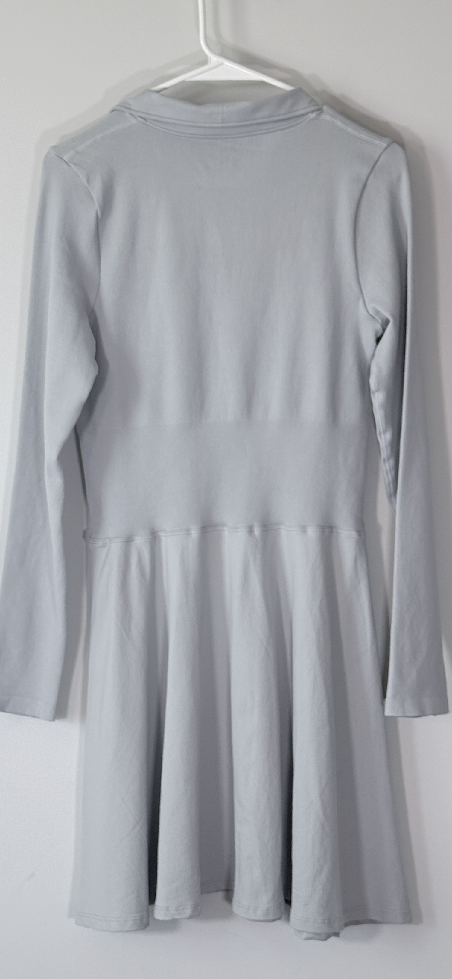 OQQ Women's Casual Long Sleeve Elastic A-Line Zipper Mini Dress thumbnail 3