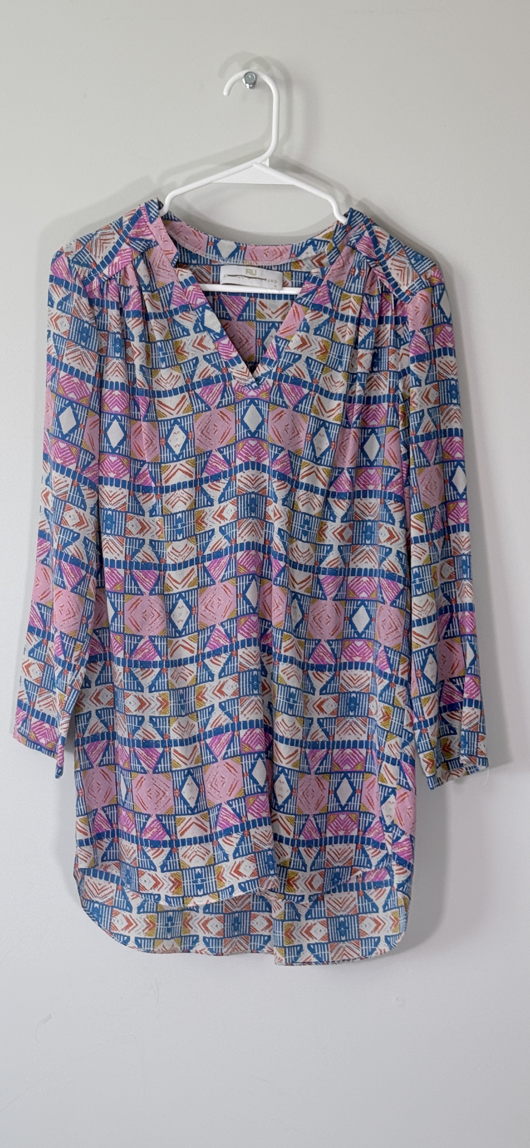 Amanda Uprichard 100% Silk Tunic Blouse thumbnail 3