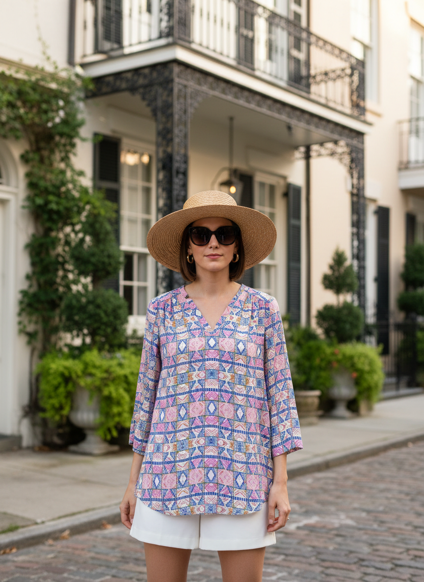 Amanda Uprichard 100% Silk Tunic Blouse thumbnail 2