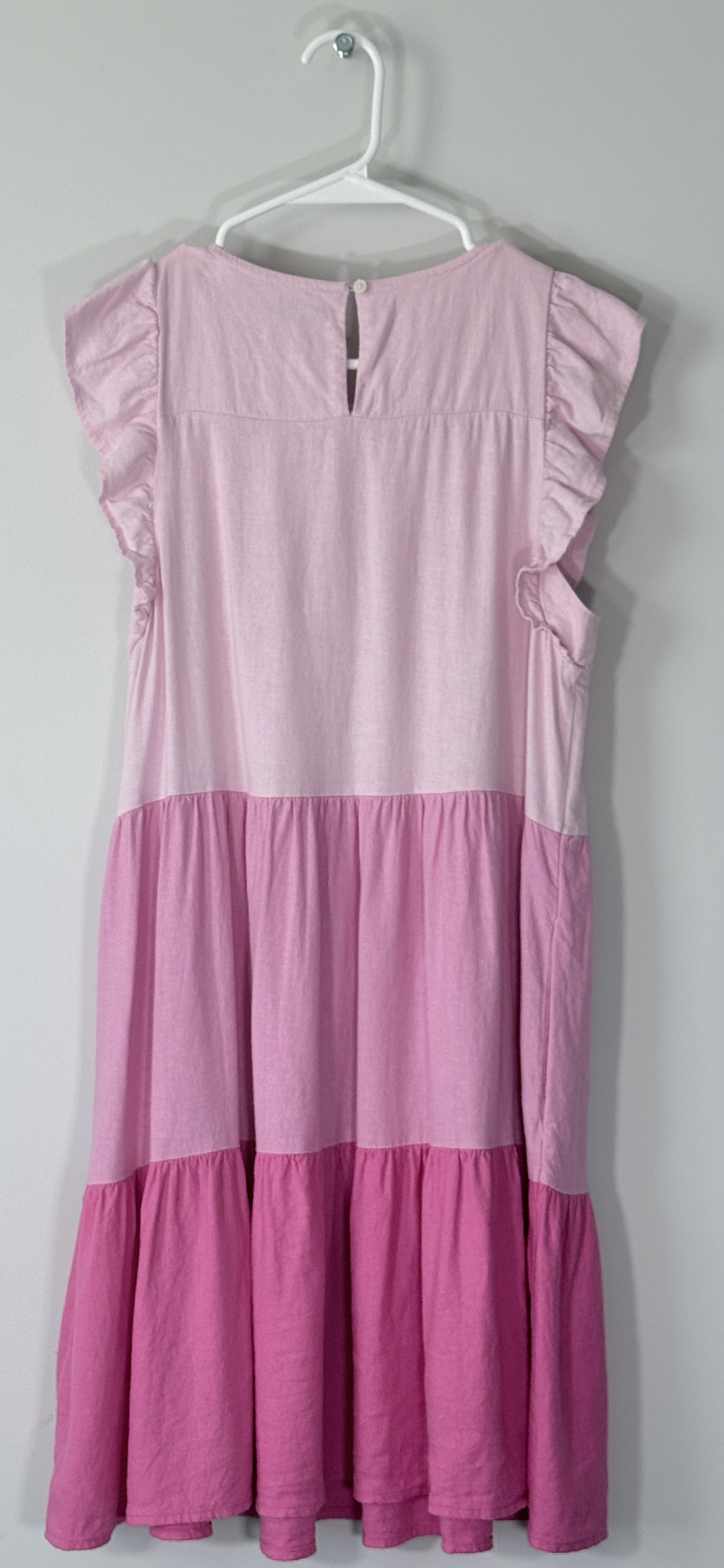 J.Crew Tiered Linen-Blend Mini Dress thumbnail 3