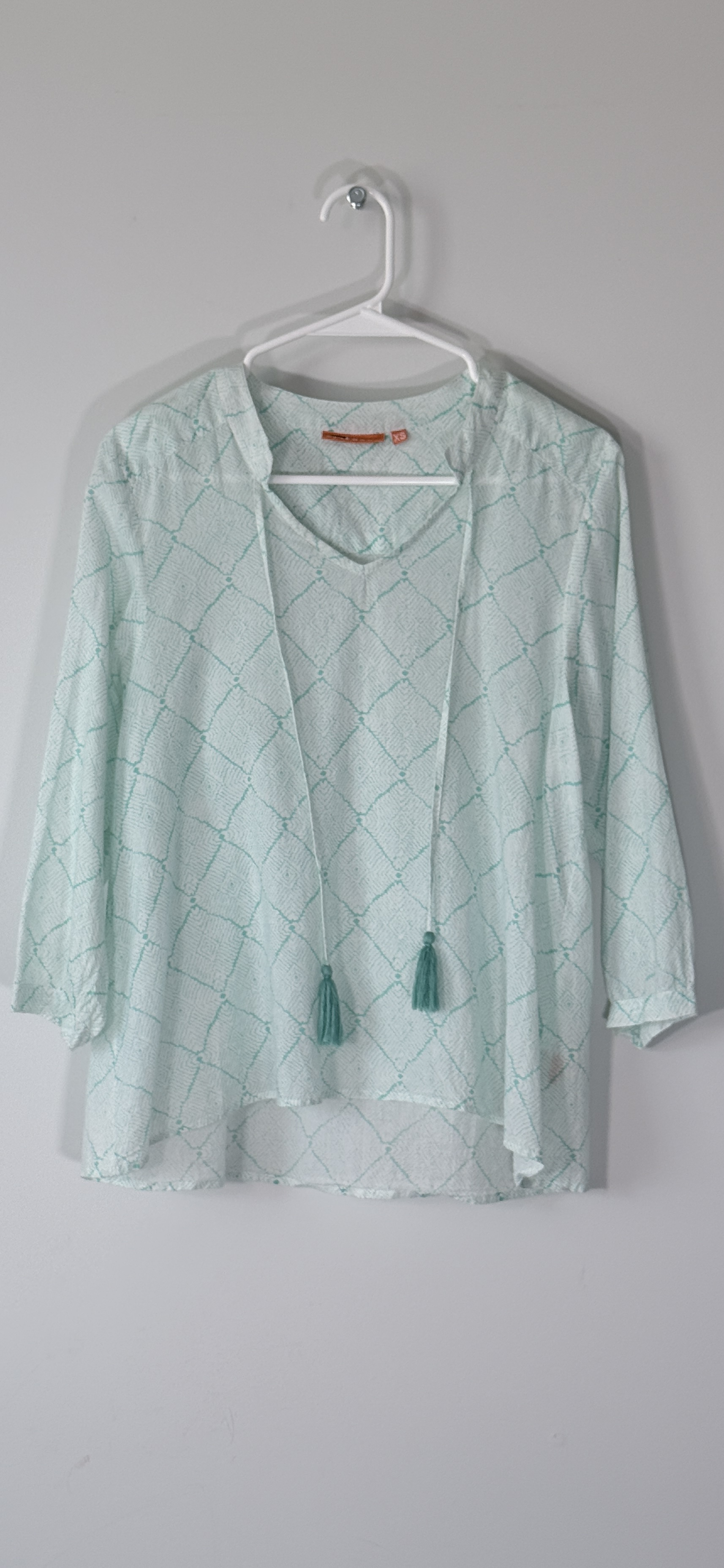 Oliphant 100% Cotton Voile Tassel Top thumbnail 2