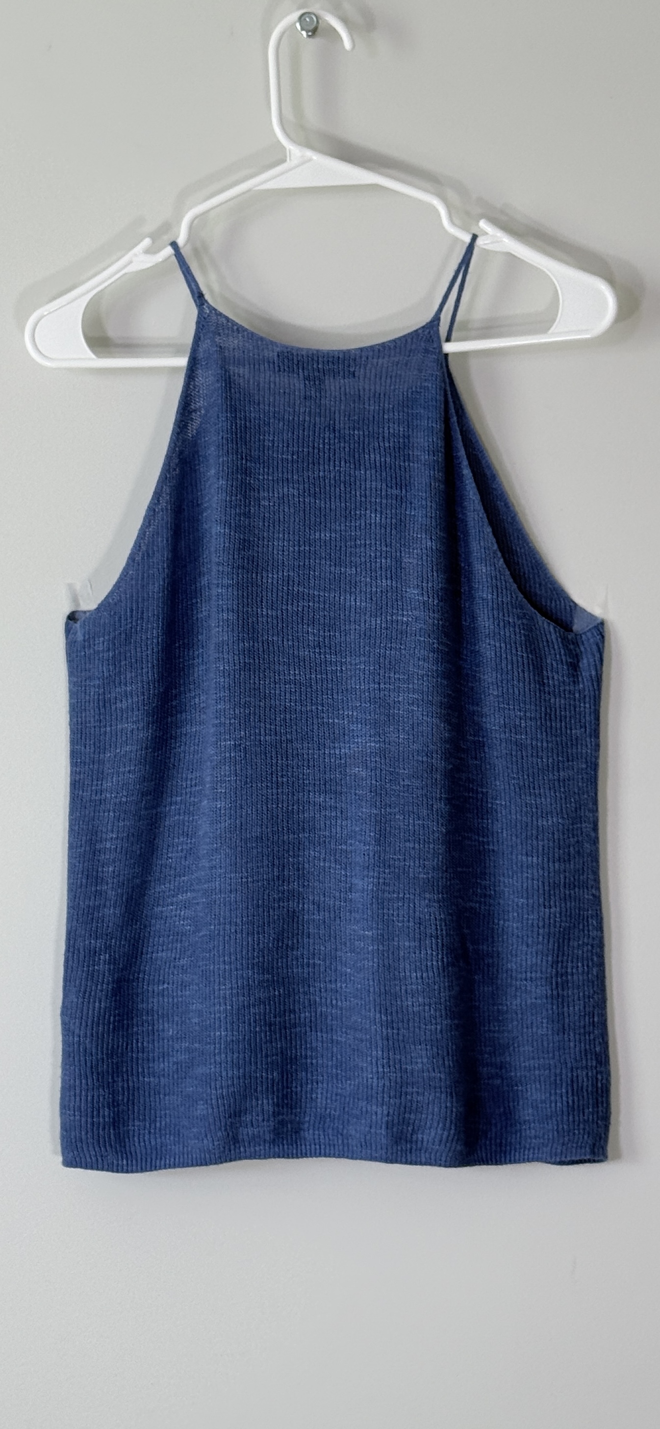 Banana Republic Linen-Blend Ribbed Halter Sweater Tank Top thumbnail 4