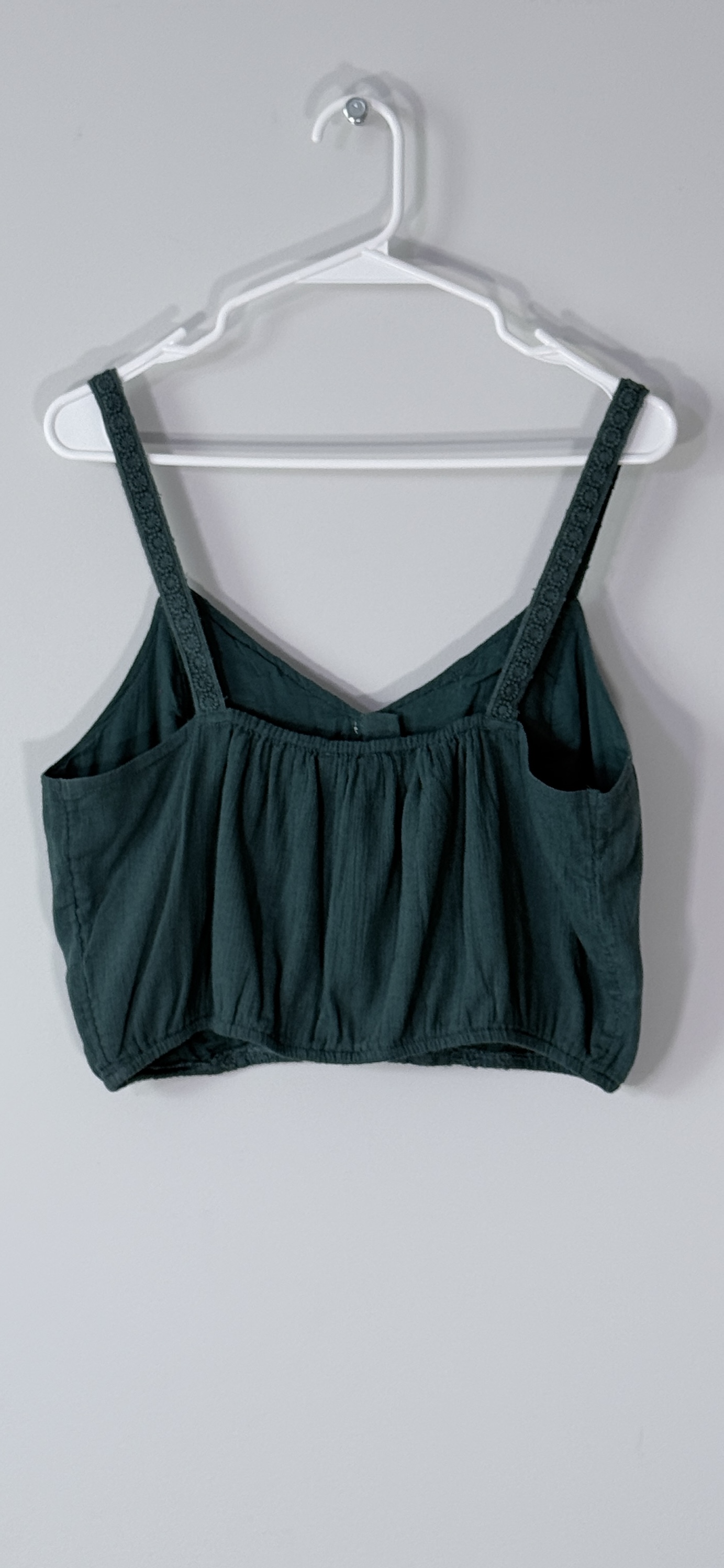 American Eagle Outfitters Floral Eyelet Embroidered Lace Cami Tank Top thumbnail 4