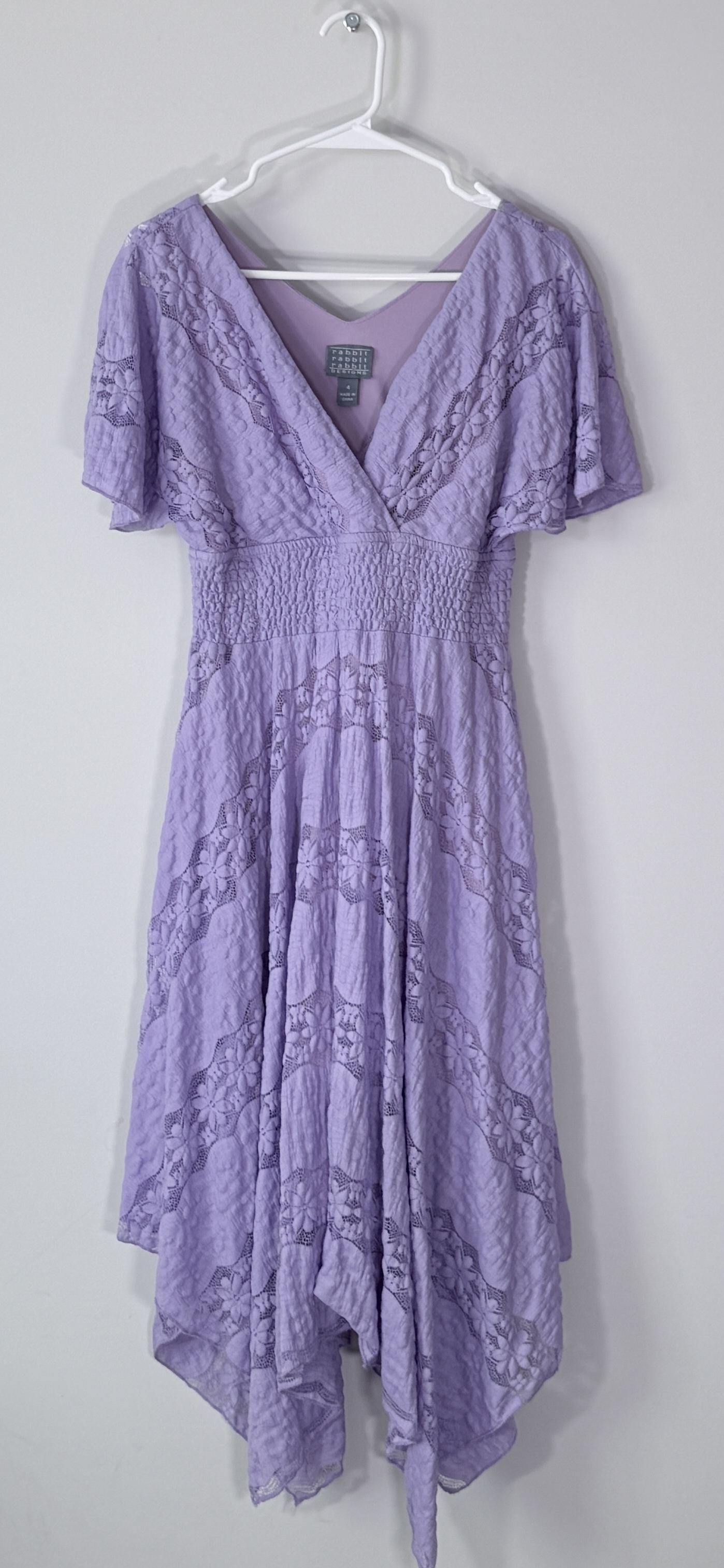 Rabbit Rabbit Rabbit Designs lavender midi dress thumbnail 2