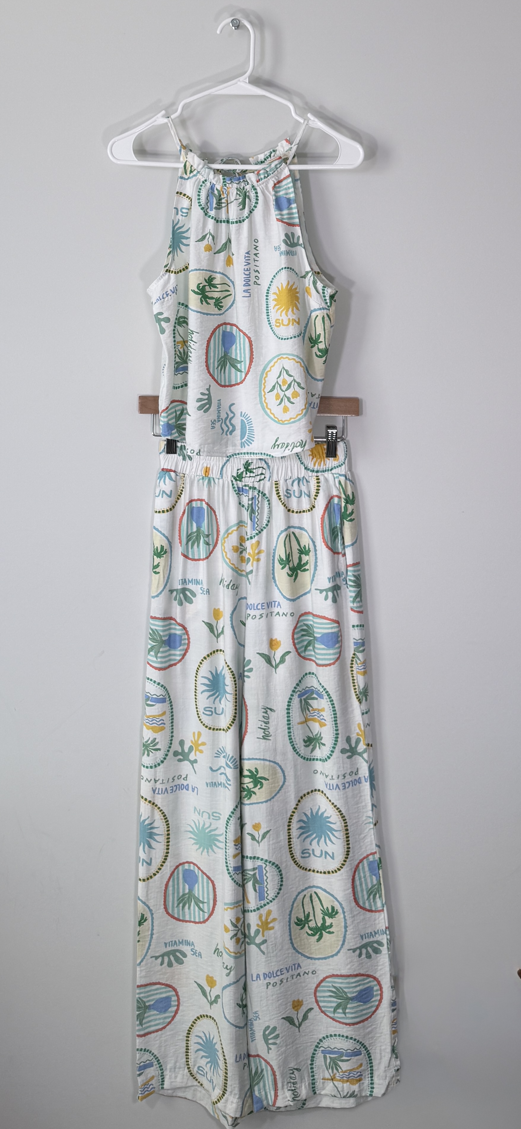 Monteau Los Angeles "La Dolce Vita" 2-Piece Pant and Tank Set thumbnail 2