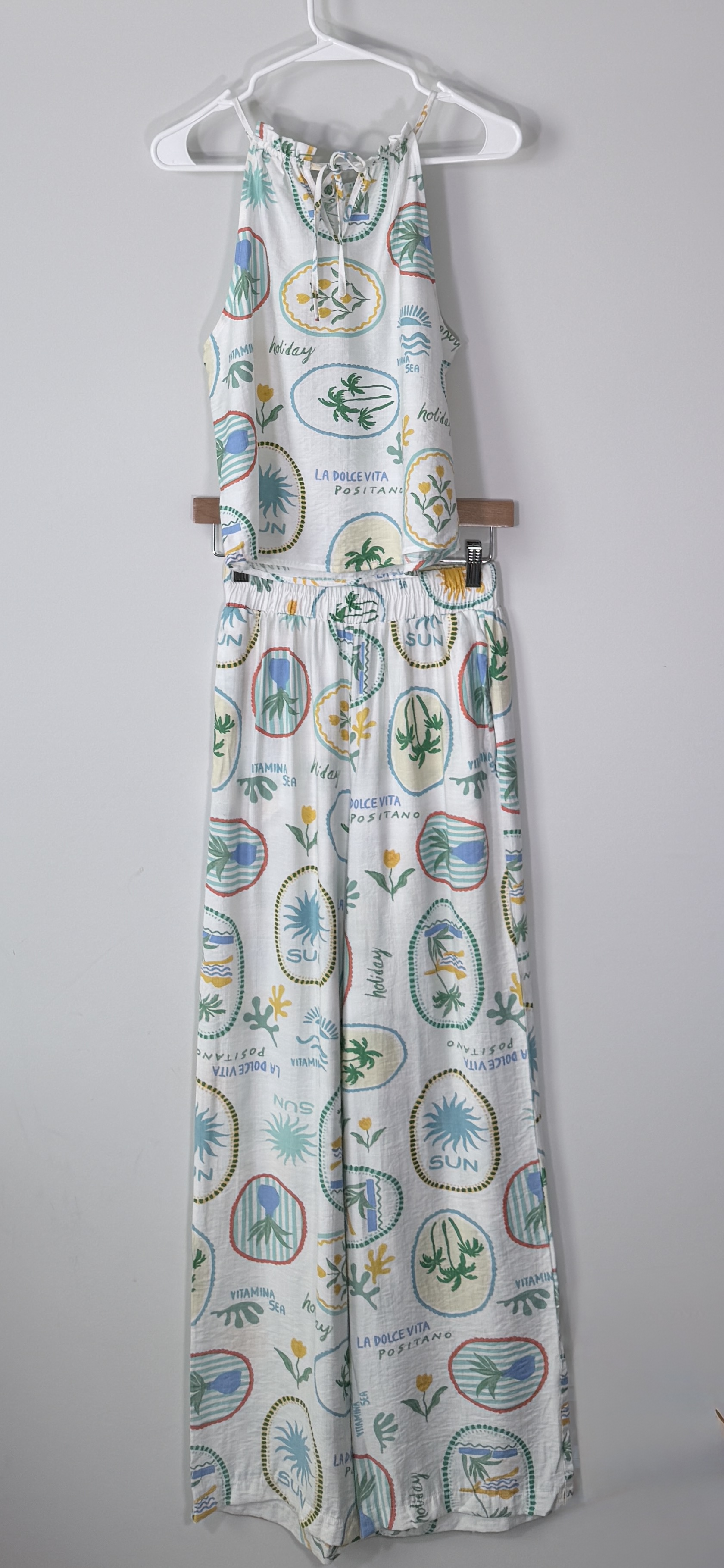 Monteau Los Angeles "La Dolce Vita" 2-Piece Pant and Tank Set thumbnail 3
