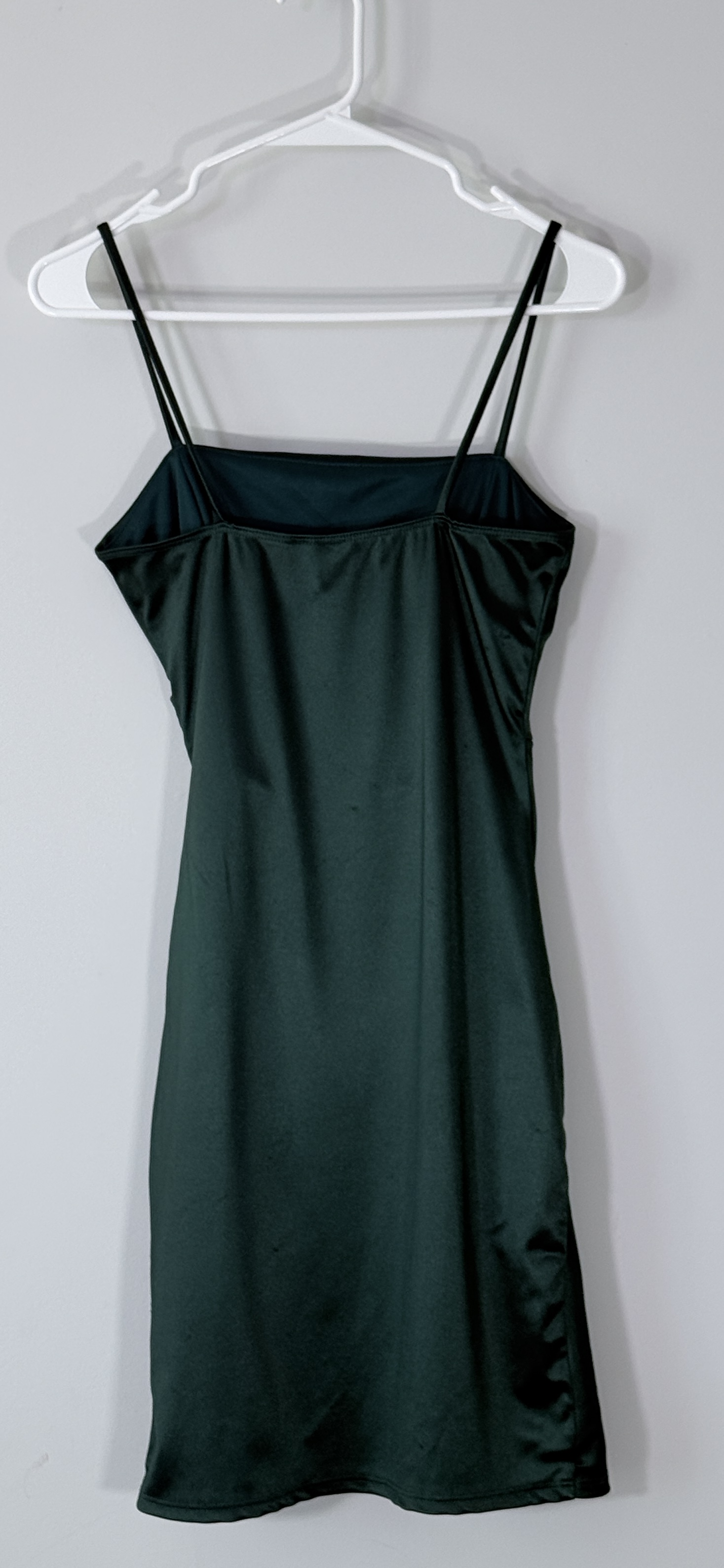 Windsor Ruched Satin Tulip Mini Dress thumbnail 3