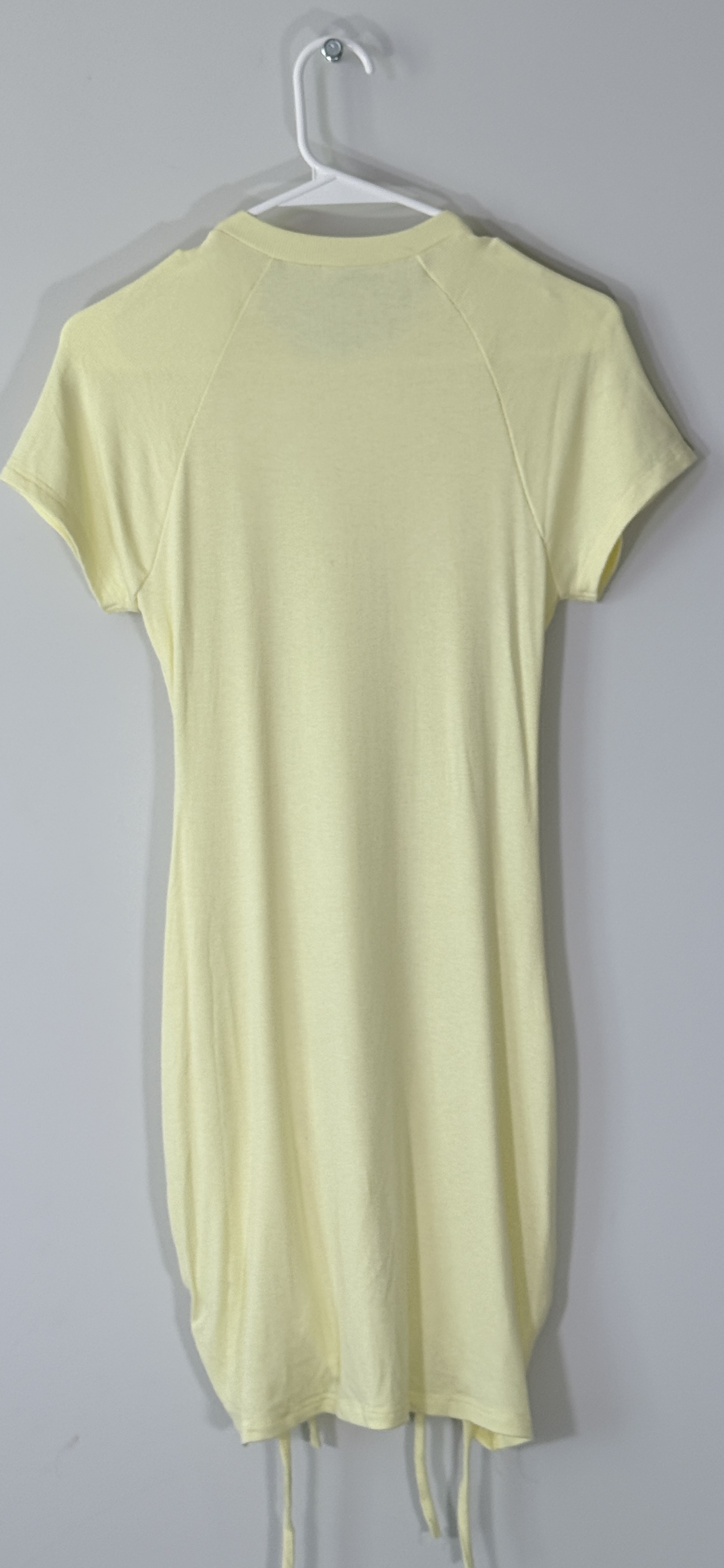 Edit by Nine Yellow Ruched Mini T-Shirt Dress thumbnail 4