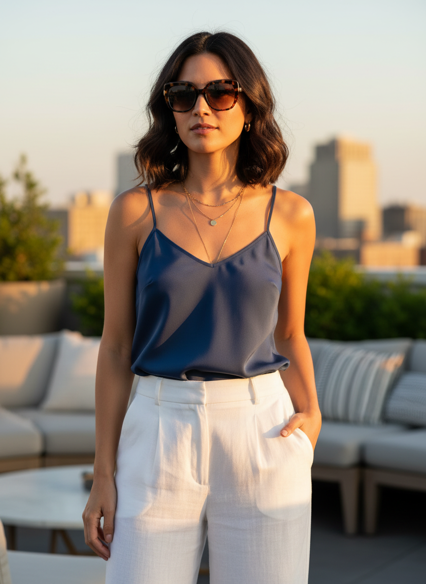 Vince Camuto Satin Cami thumbnail 2