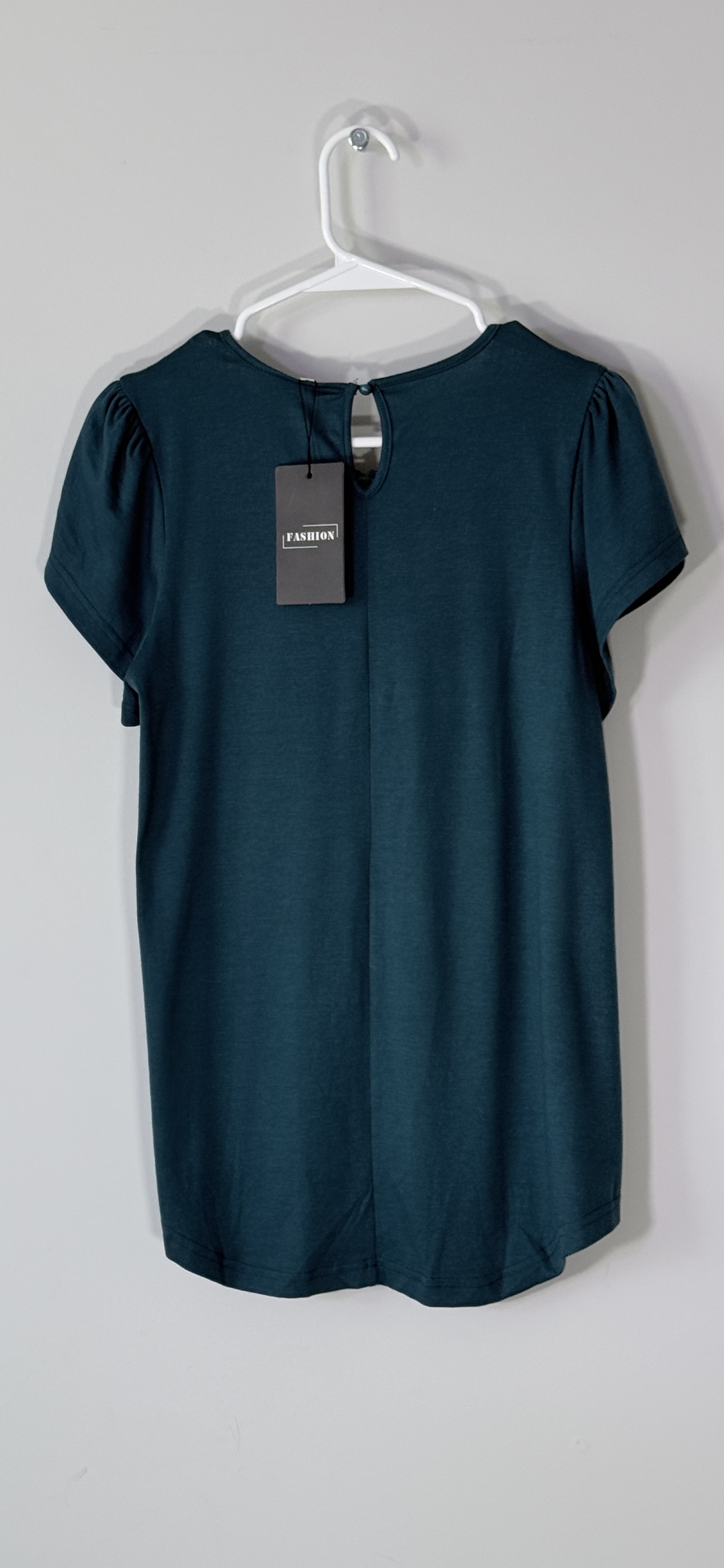 Women's Teal Lace Detail Blouse thumbnail 3
