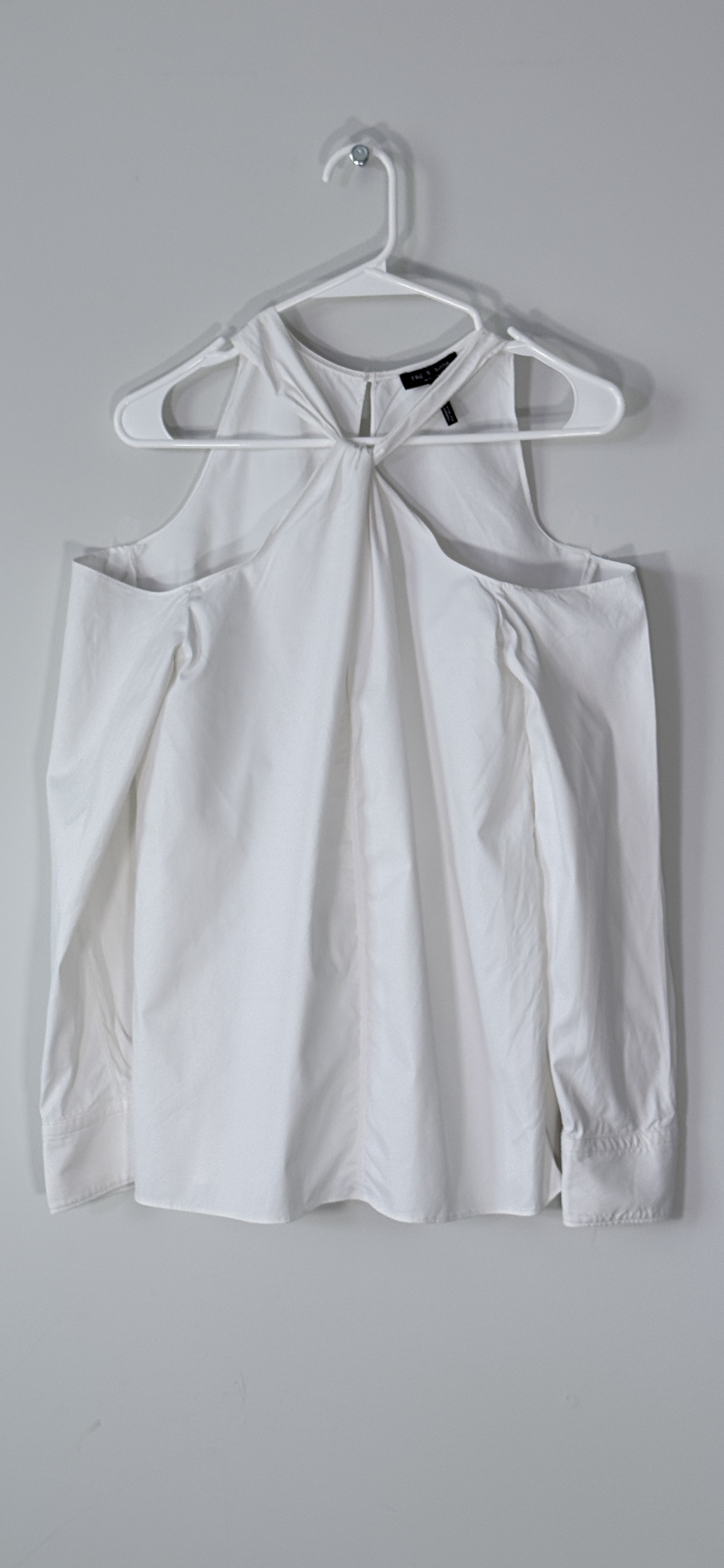 Rag & Bone "Collingwood" Cold Shoulder Twist Blouse thumbnail 2